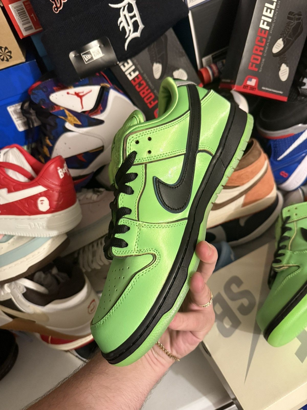 Nike Nike dunk low powerpuff green size 12 Size US 12 / EU 45 - 3 Thumbnail