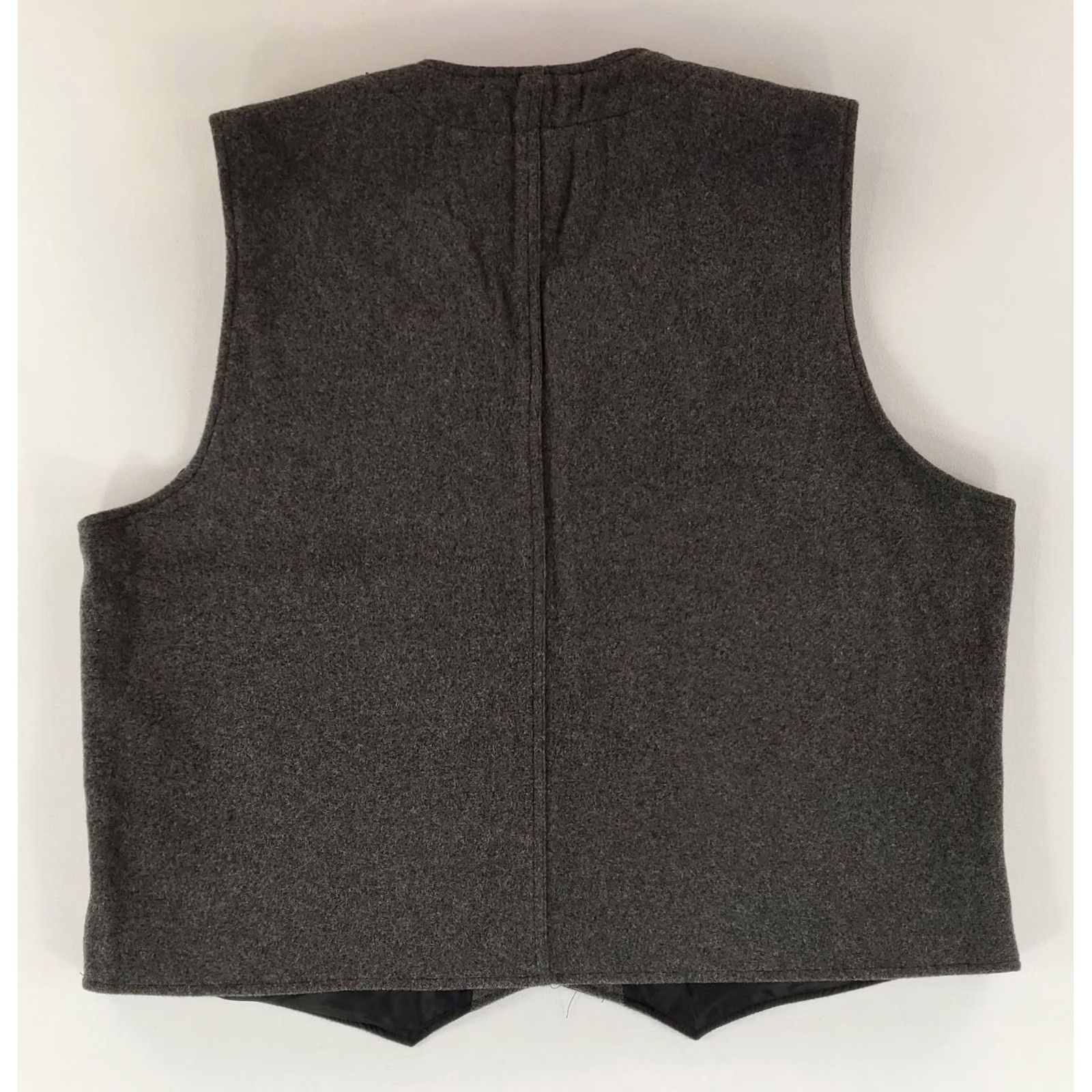 Vintage VINTAGE Wyoming Traders Vest 100% Virgin Wool Gray Button Up Mens XXL Wool Vest Gray 2XL Men Western Size US XXL / EU 58 / 5 - 4 Thumbnail