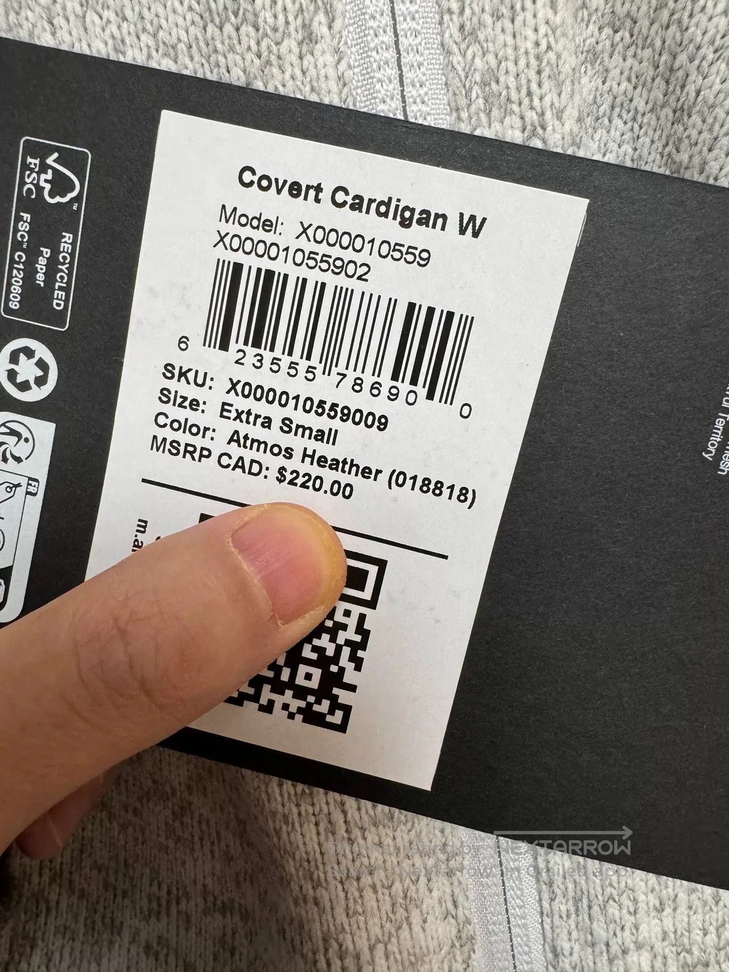 Arc'teryx Arc'teryx Covert Cardigan for Women. Size XS / US 0-2 / IT 36-38 - 8 Thumbnail