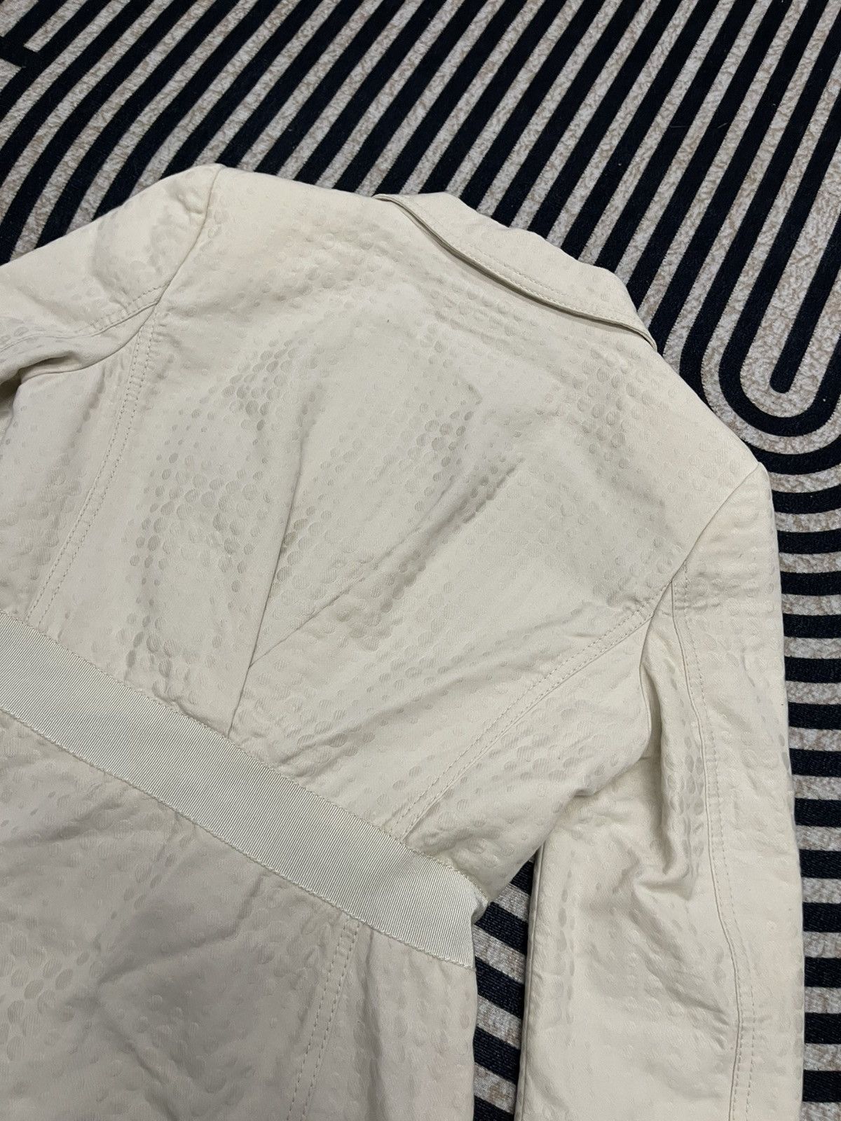 Salvatore Ferragamo 90s SALVATORE FERRAGAMO COTTON BLAZZER LINEN SILK RARE Size M / US 6-8 / IT 42-44 - 11 Thumbnail
