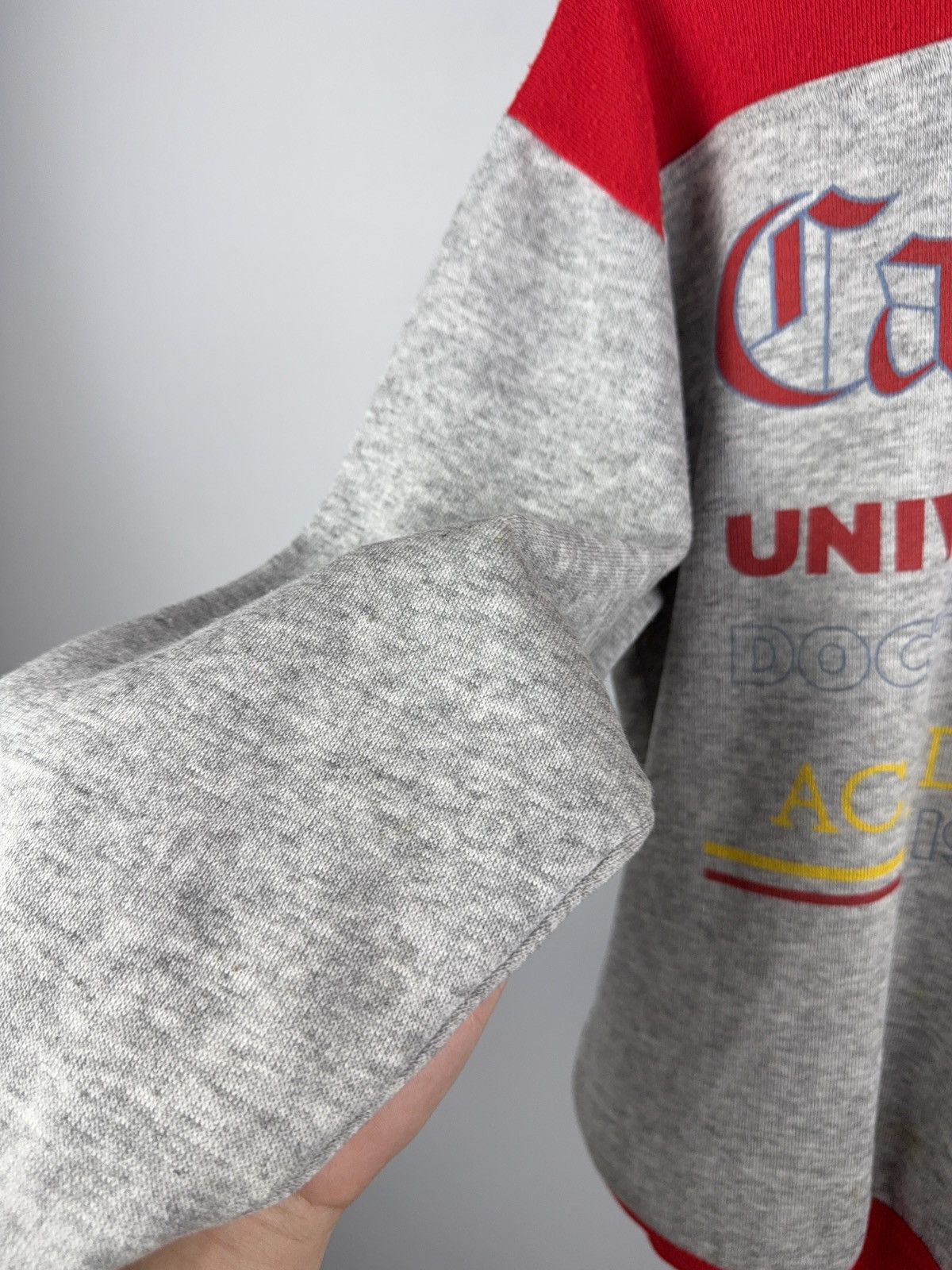 Vintage Vintage 98-99 Cambridge University Academinc year Sweatshirt Size US S / EU 44-46 / 1 - 9 Thumbnail
