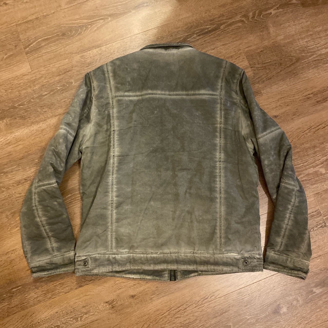 If Six Was Nine washed grey jacket grunge wax jacket Size US XXL / EU 58 / 5 - 2 Thumbnail