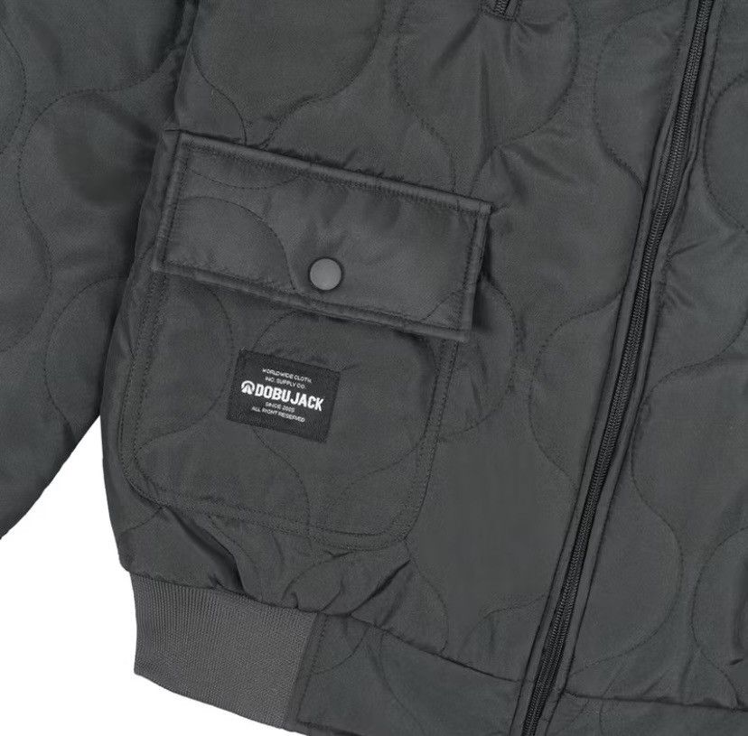 Other Bomber jacket quilting Dobby gray streetwear Size US M / EU 48-50 / 2 - 5 Thumbnail