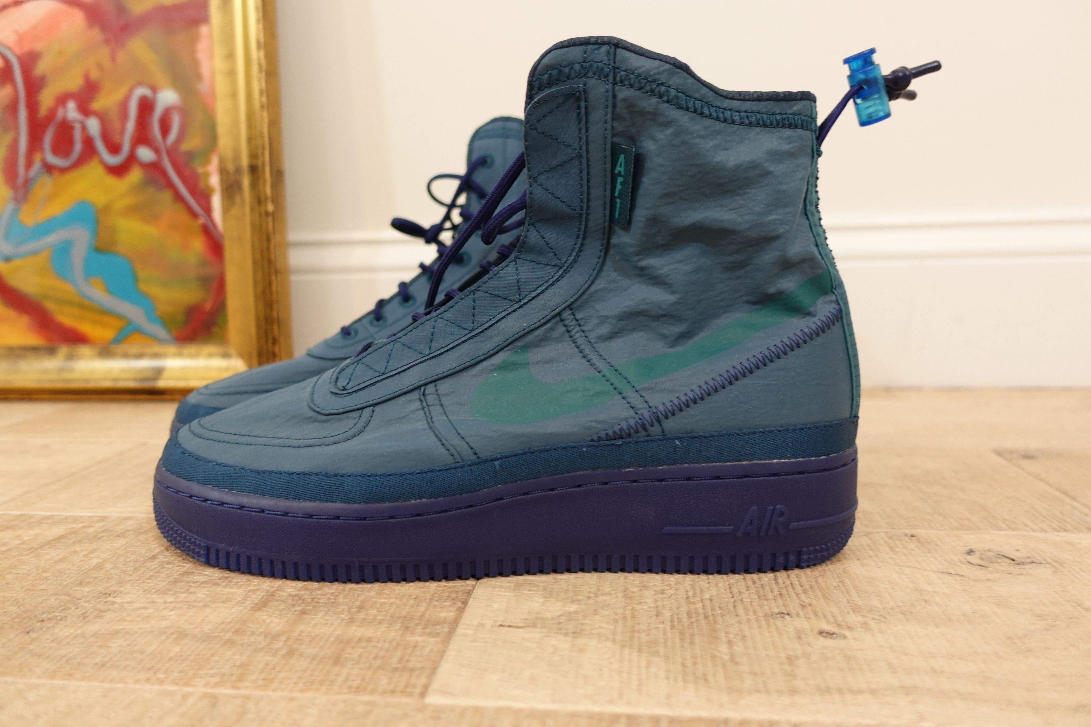 Nike Nike Air Force 1 Shell Midnight Turquoise | Grailed