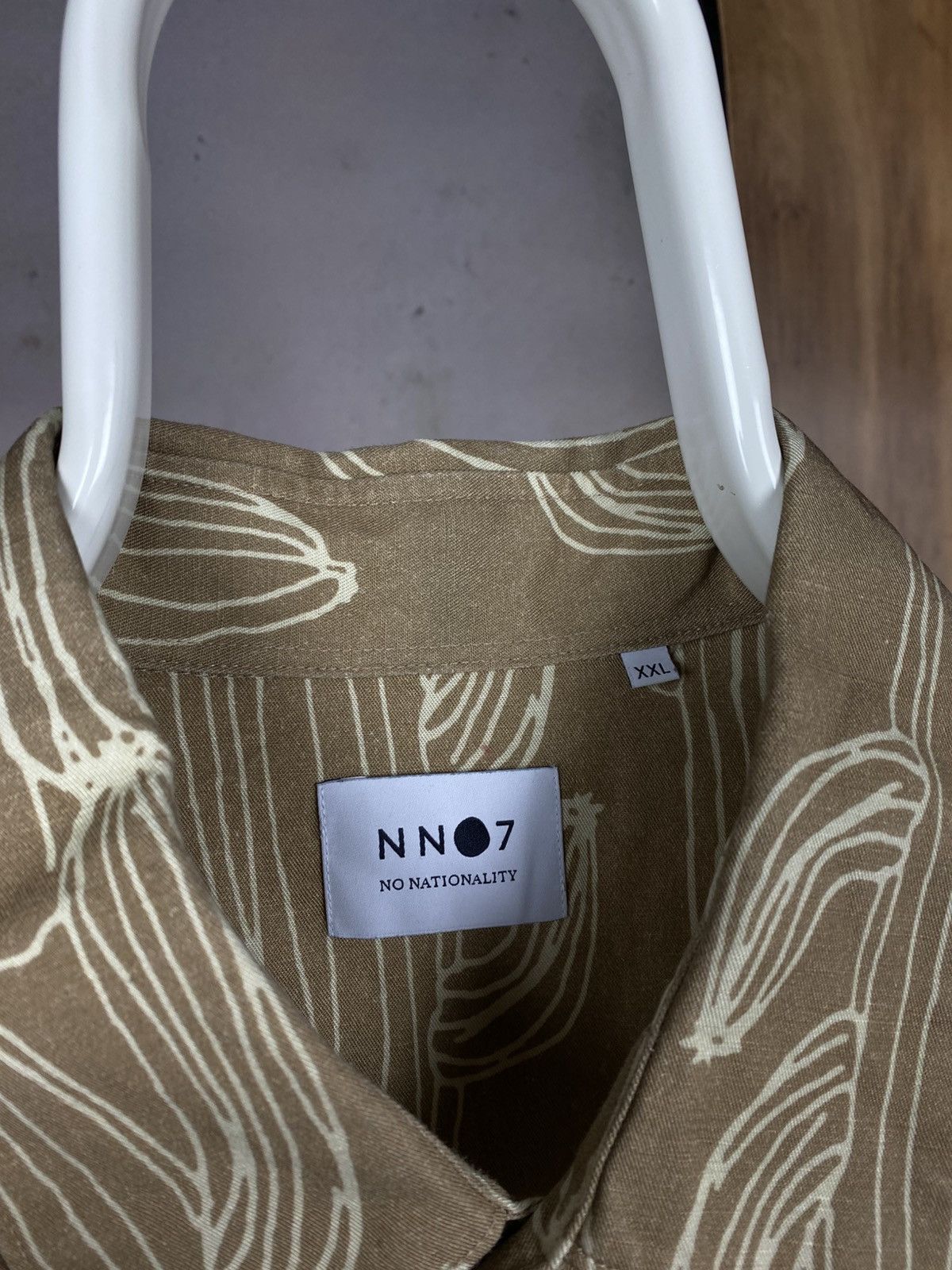 NN07 🏜️Shirt Short Sleeve NN.07 Oversized Fit Nougat Print Tee🏜️ Size US XXL / EU 58 / 5 - 8 Thumbnail