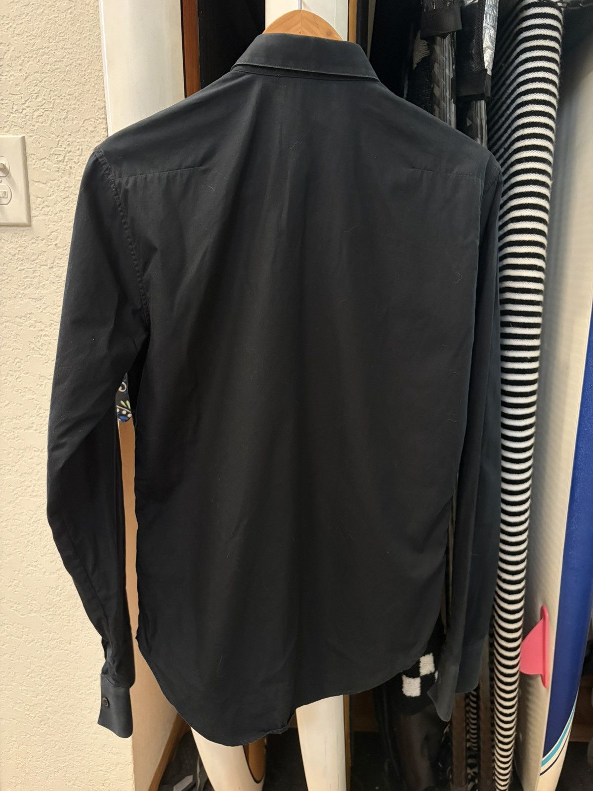 Dior AW07 Navigate Black Button Up Shirt by Hedi Slimane Size US S / EU 44-46 / 1 - 5 Thumbnail
