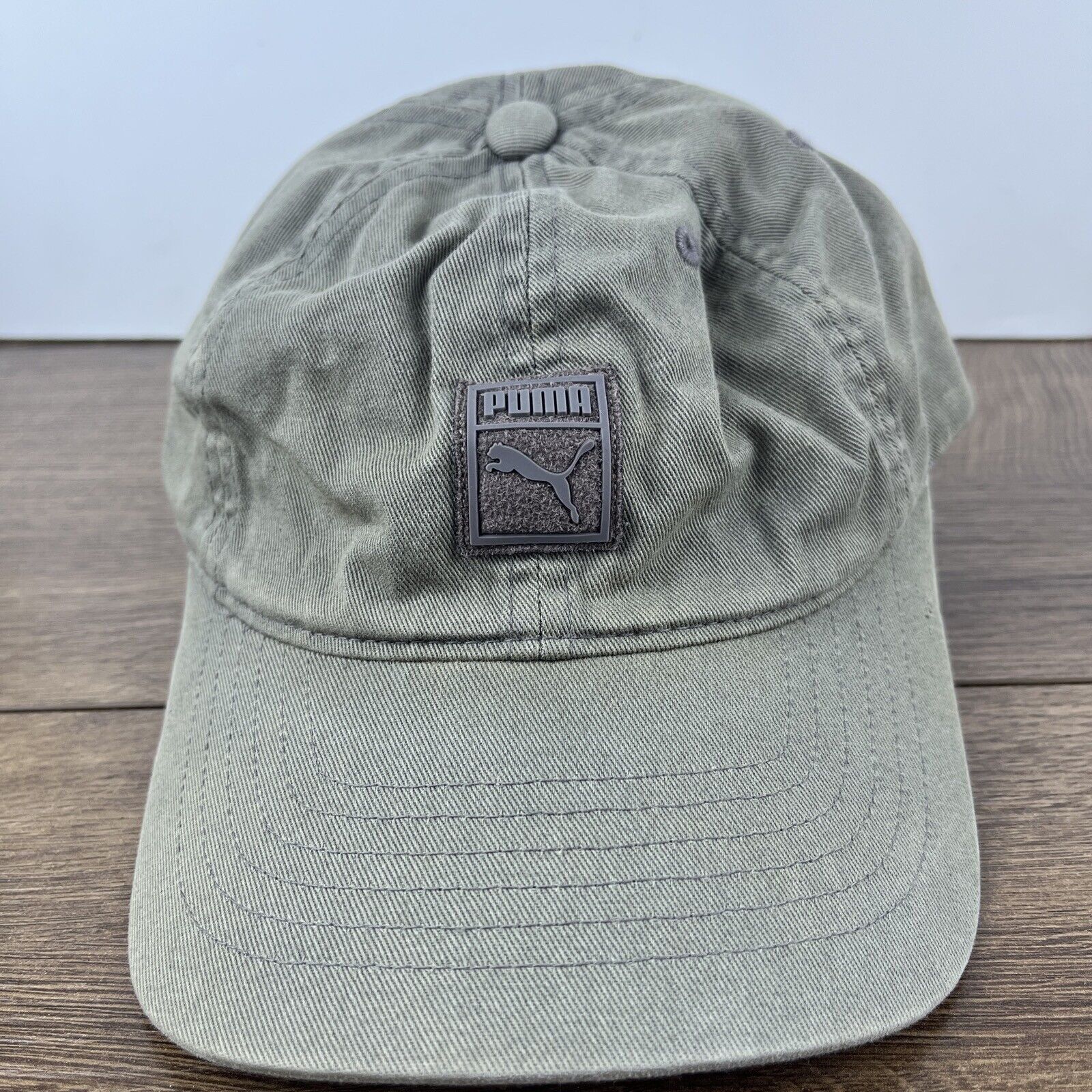Puma PUMA Hat Puma Gray Hat Adjustable Adult Size Hat Gray Cap Size ONE SIZE - 2 Thumbnail