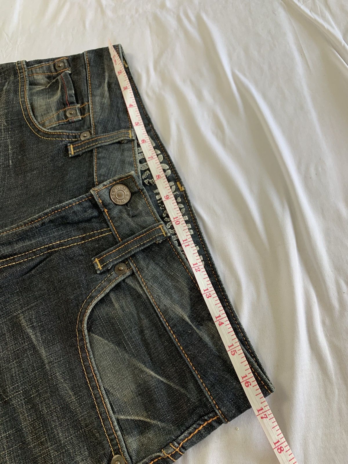 Edwin edwin dirty faded jeans pant Size US 32 / EU 48 - 9 Thumbnail