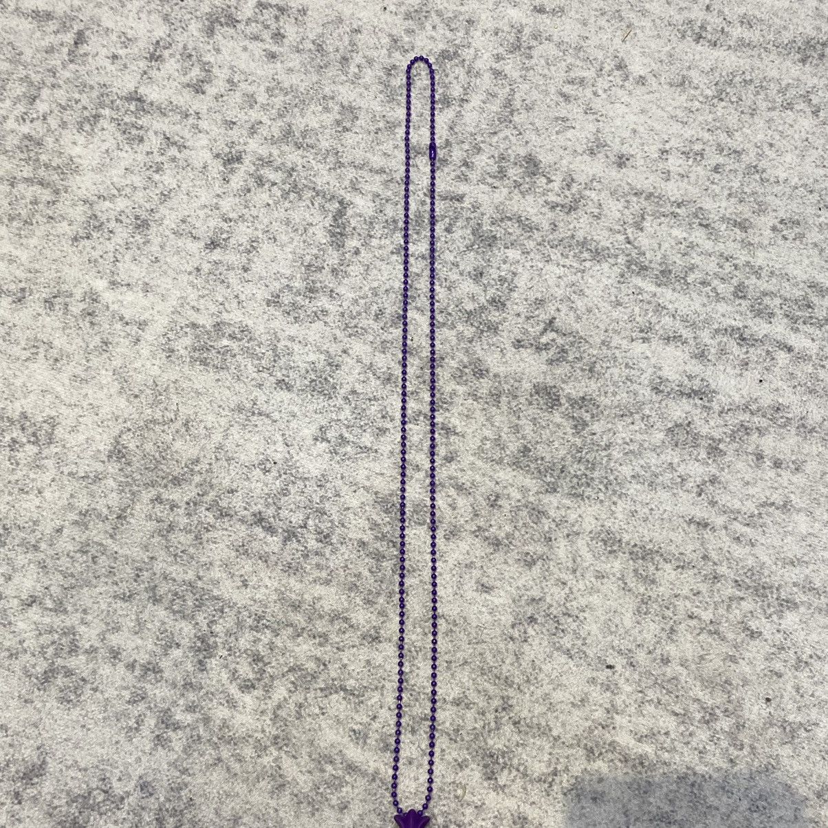 Chrome Hearts Chrome Hearts Silicrome Cross Necklace purple Size ONE SIZE - 10 Thumbnail