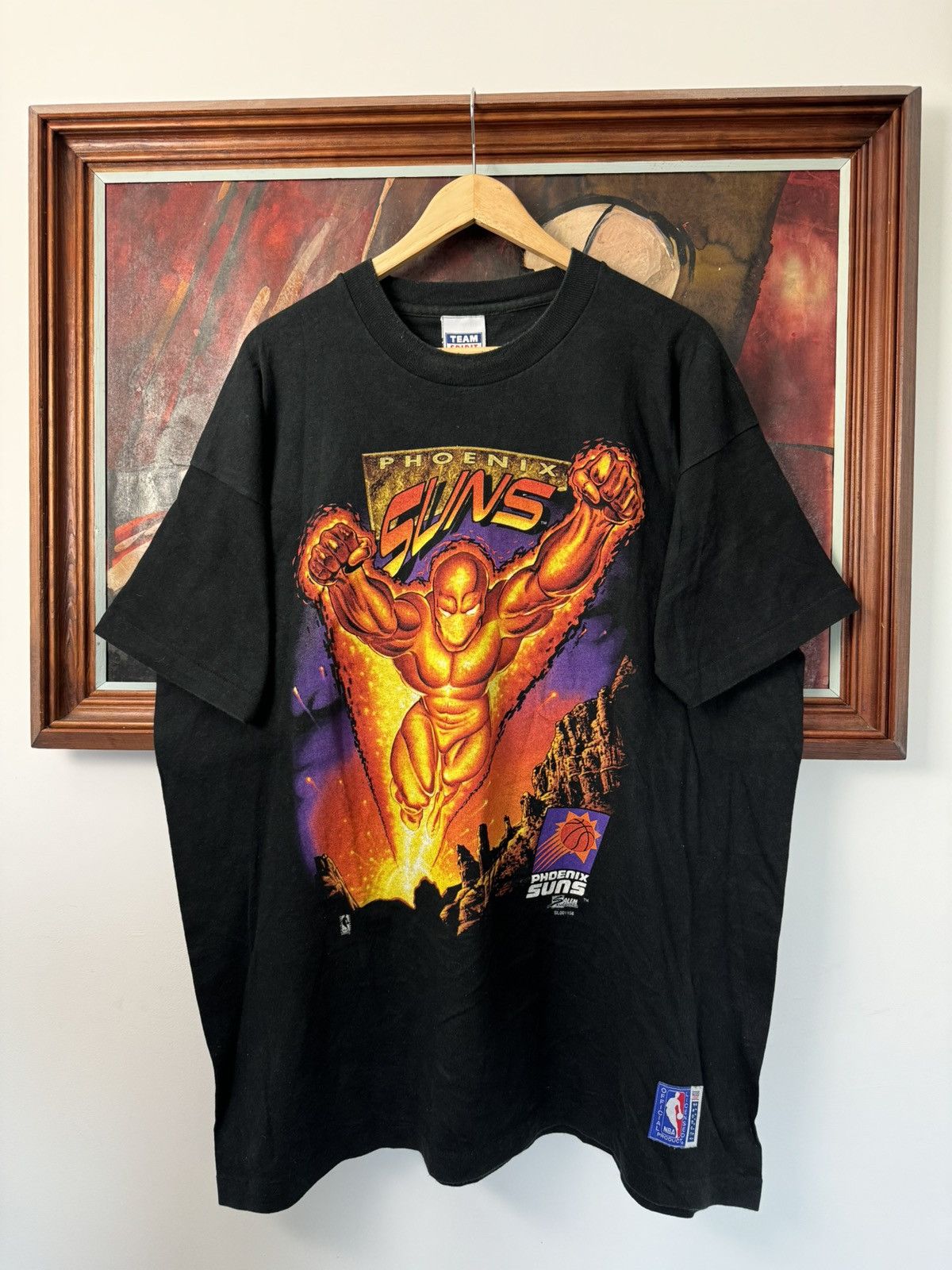90s USA製　SALEM NBA PHOENIX SUNS サンズTシャツ 古着Tシャツ】スポーツ 90s NBA PHOENIX SUNS｜ヴィンテージ