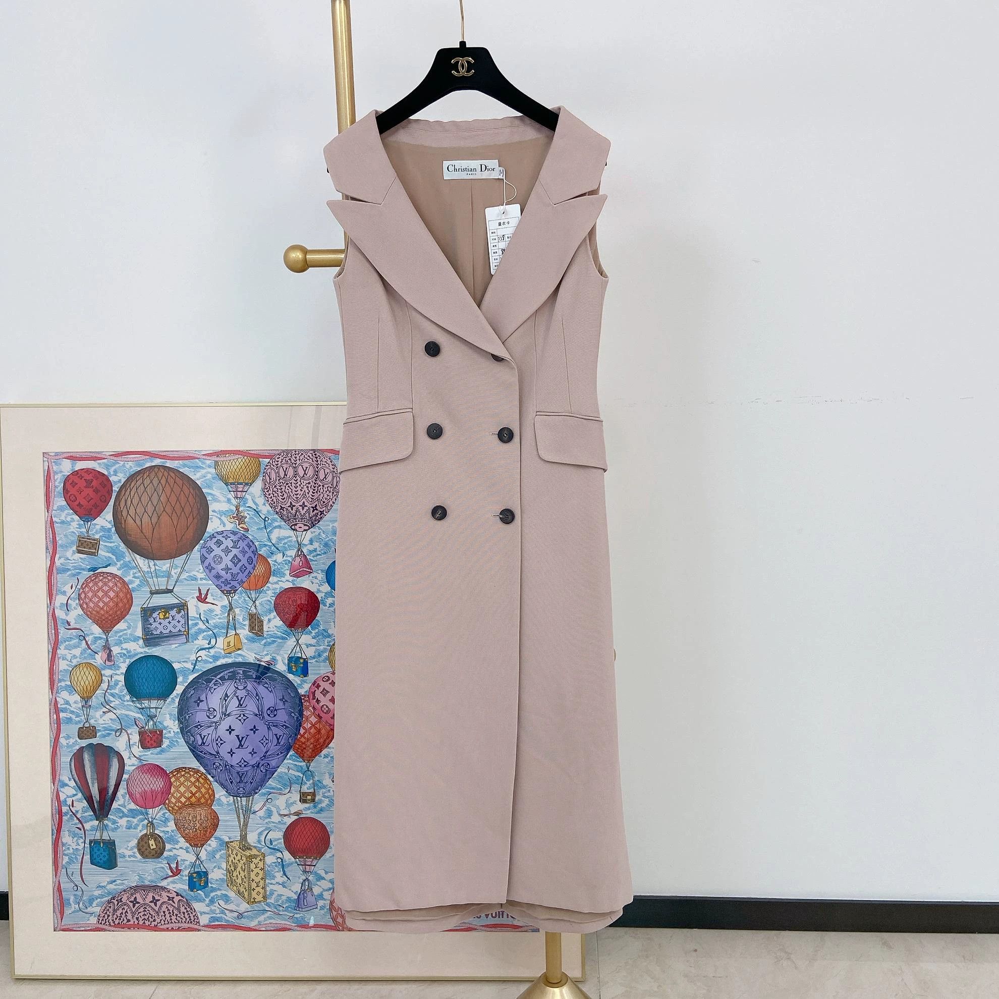 Christian Dior Monsieur Christian Dior pink vest dress 38 6146 Size S / US 4 / IT 40 - 1 Thumbnail