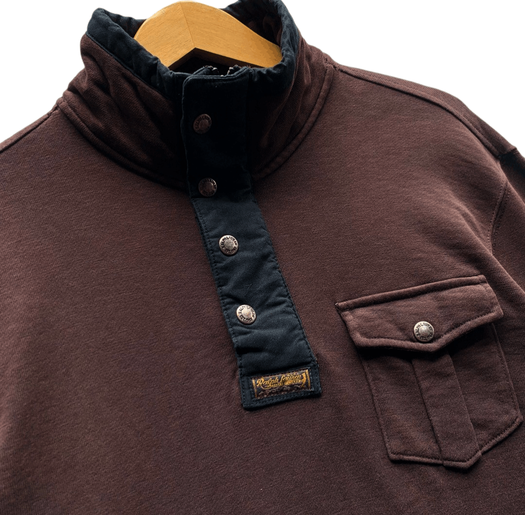 Polo Ralph Lauren Vintage Polo Ralph Lauren PRL Dark Brown Sweatshirt Size US M / EU 48-50 / 2 - 5 Thumbnail