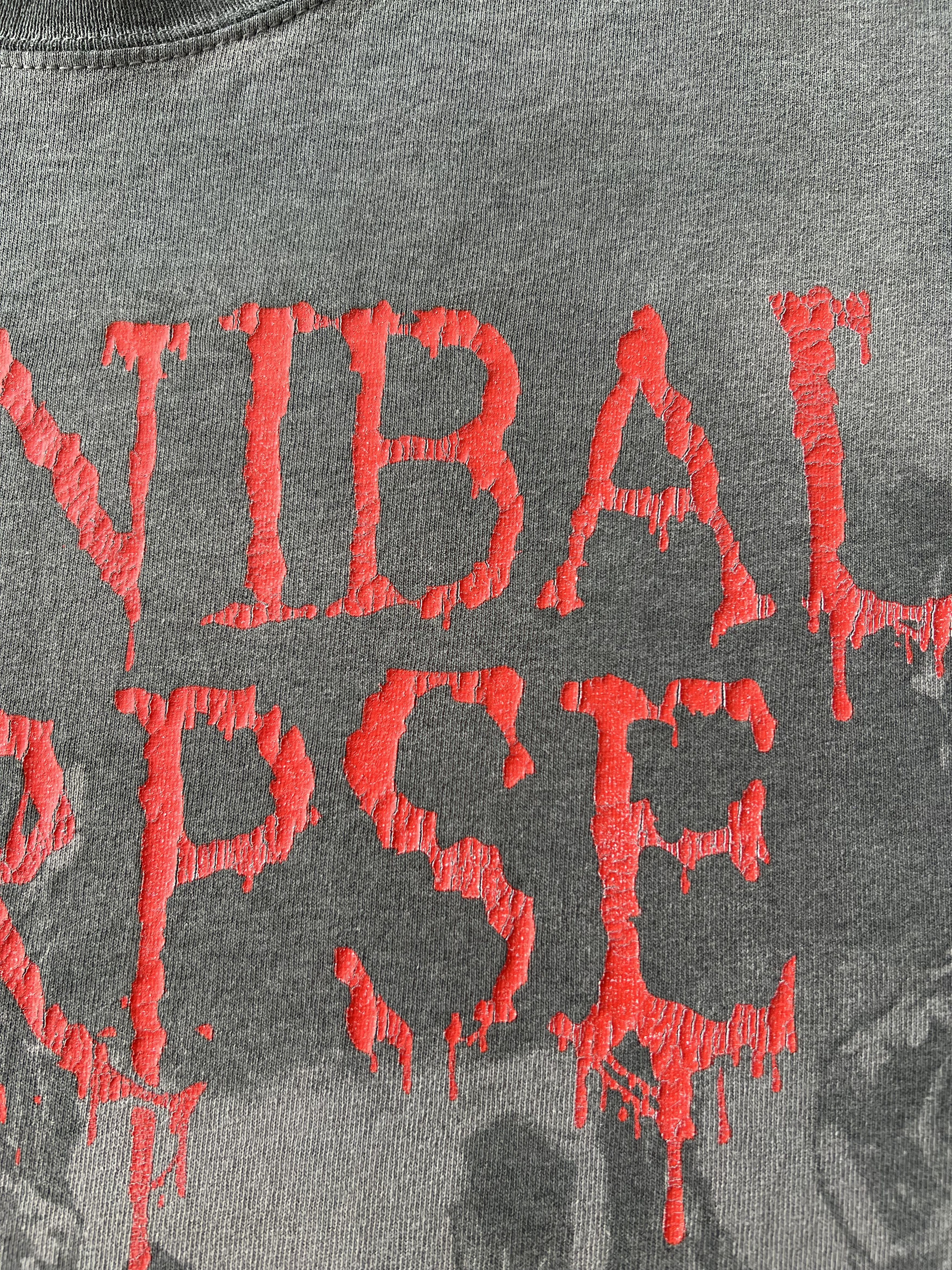 Band Tees Vintage 2000s Cannibal Corpse Death Metal Band AOP T-shirt Size US M / EU 48-50 / 2 - 4 Thumbnail