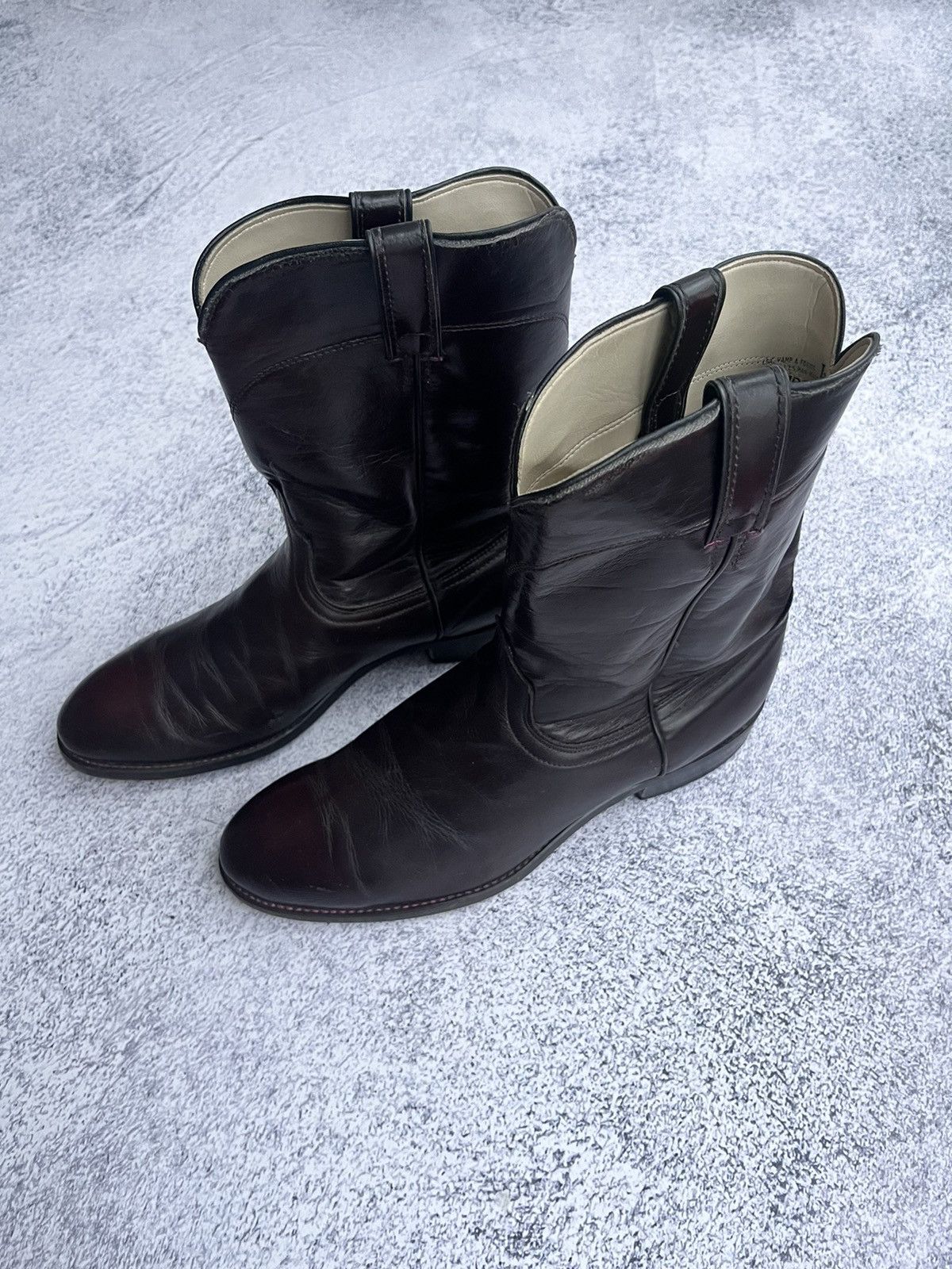 Cowboy Equipment Laredo burgundy mens cowboy leather boots western size 12 Size US 11 / EU 44 - 1 Thumbnail