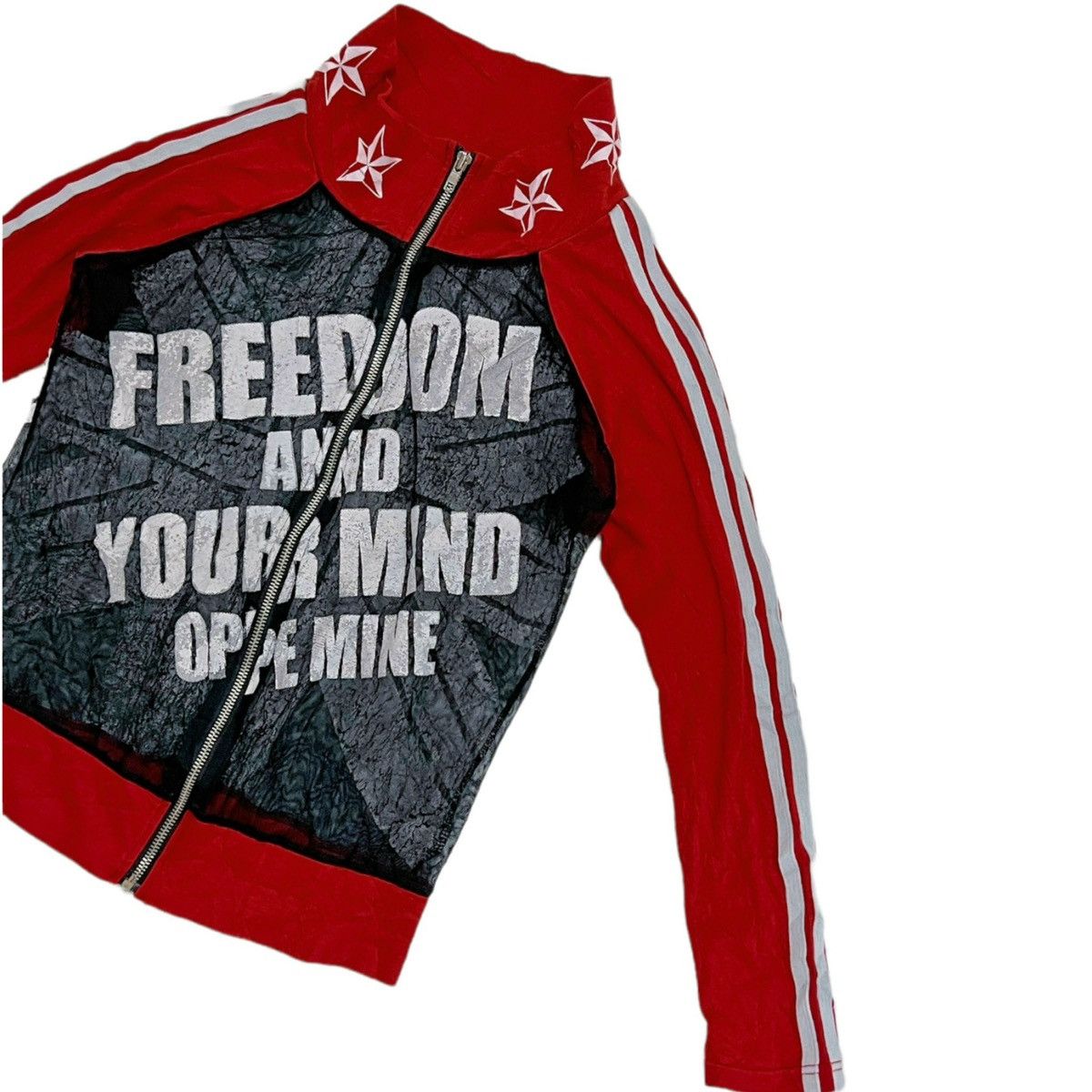 Japanese Brand Mesh punk jacket ♥️ Size US S / EU 44-46 / 1 - 5 Thumbnail