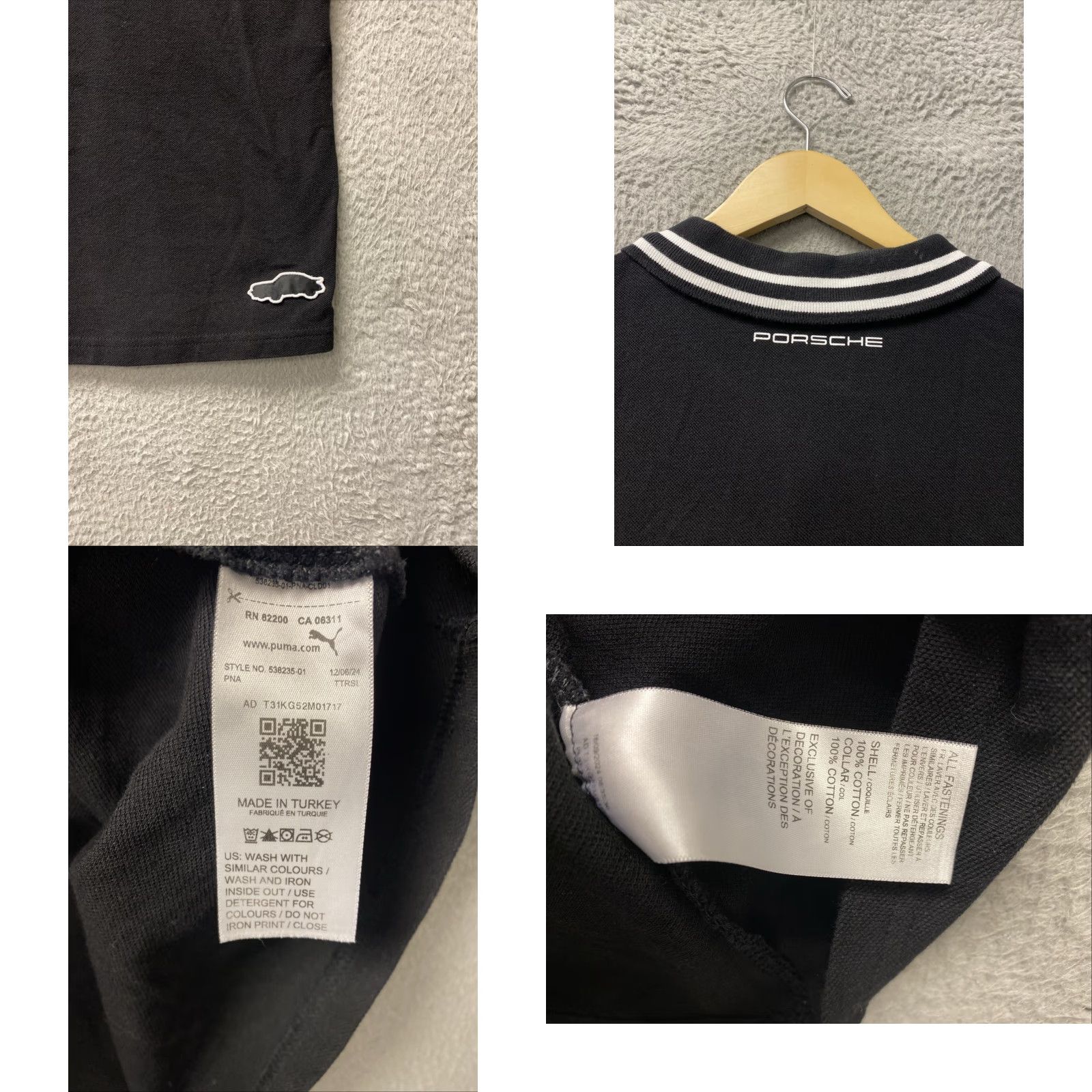 Puma Puma Porsche Motorsport Polo Shirt Men’s XXL Black Turbo /163-16 Size US XXL / EU 58 / 5 - 8 Thumbnail