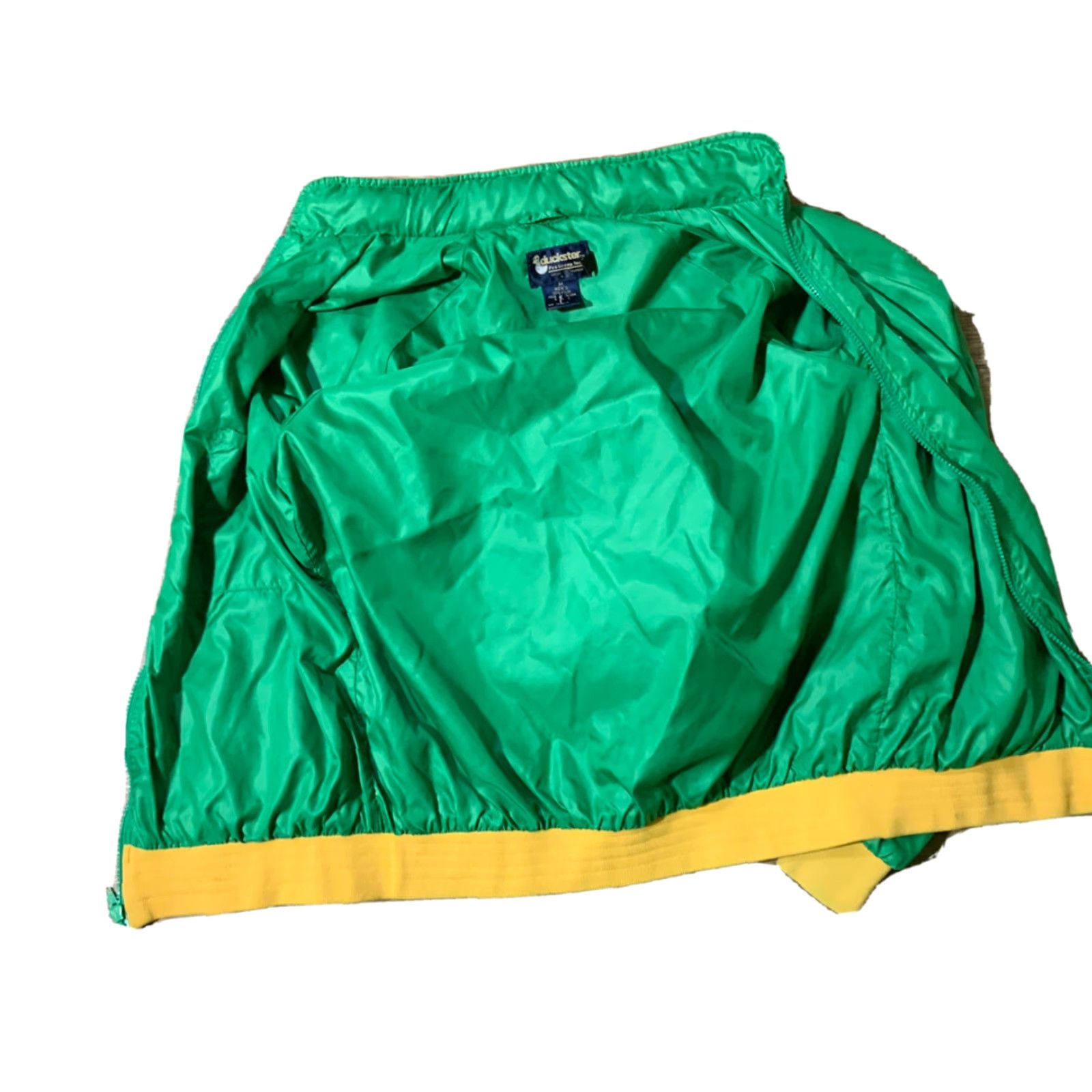 Vintage VINTAGE Duckster Green Windbreaker Jacket Mens Medium Size US M / EU 48-50 / 2 - 4 Thumbnail