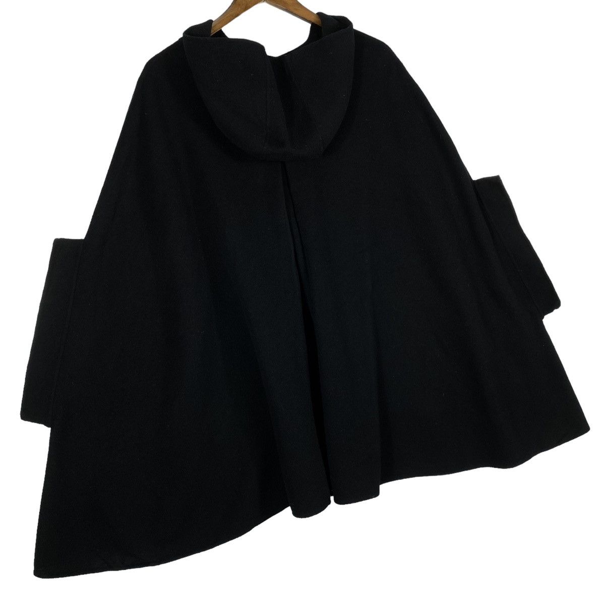 Tsumori Chisato Vintage Tsumori Chisato Hooded Wool Cape Coat Size M / US 6-8 / IT 42-44 - 12 Thumbnail
