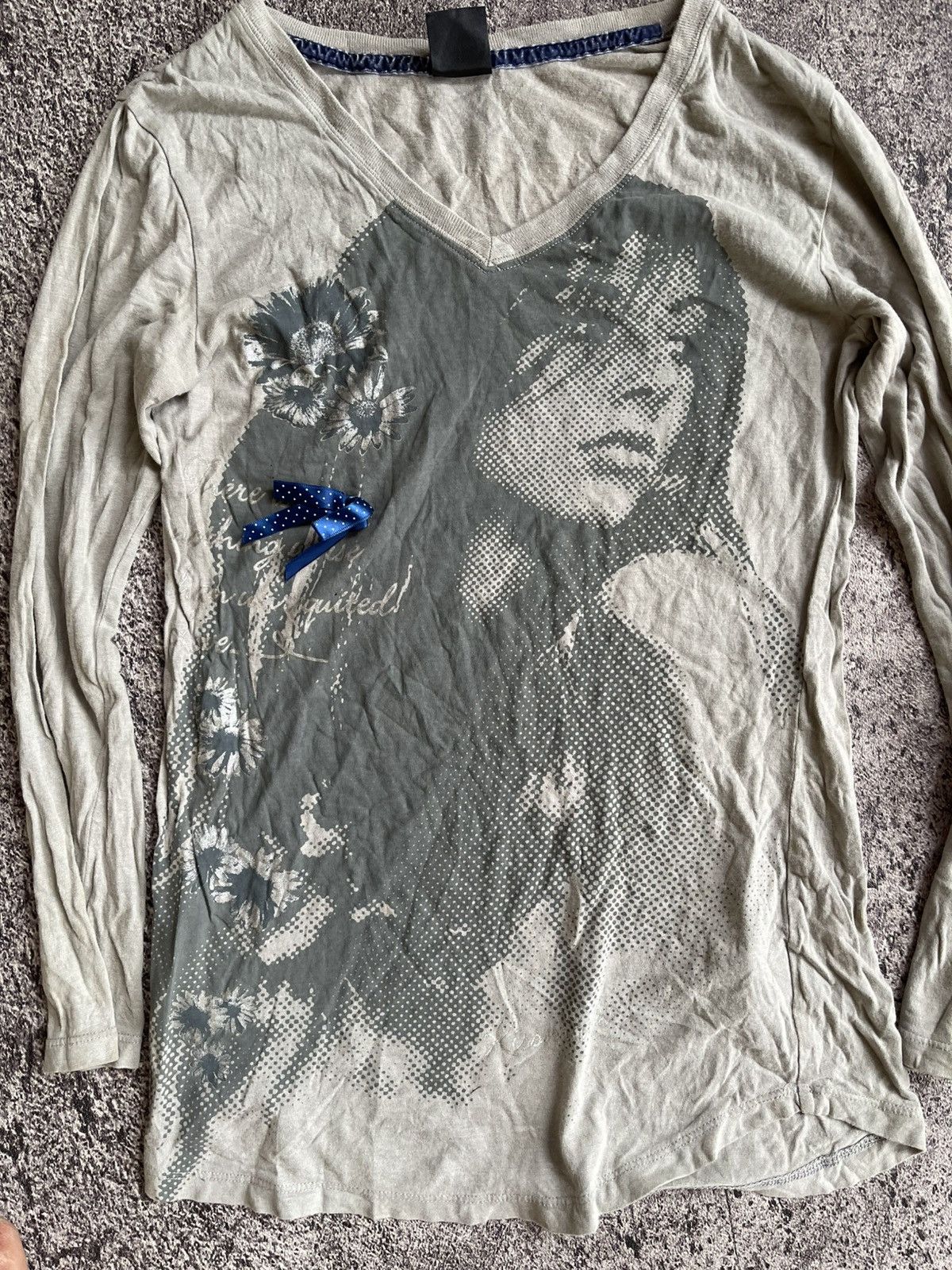 Japanese Brand Y2K Kissmark ifsixwasnine long sleeve Size US S / EU 44-46 / 1 - 4 Thumbnail