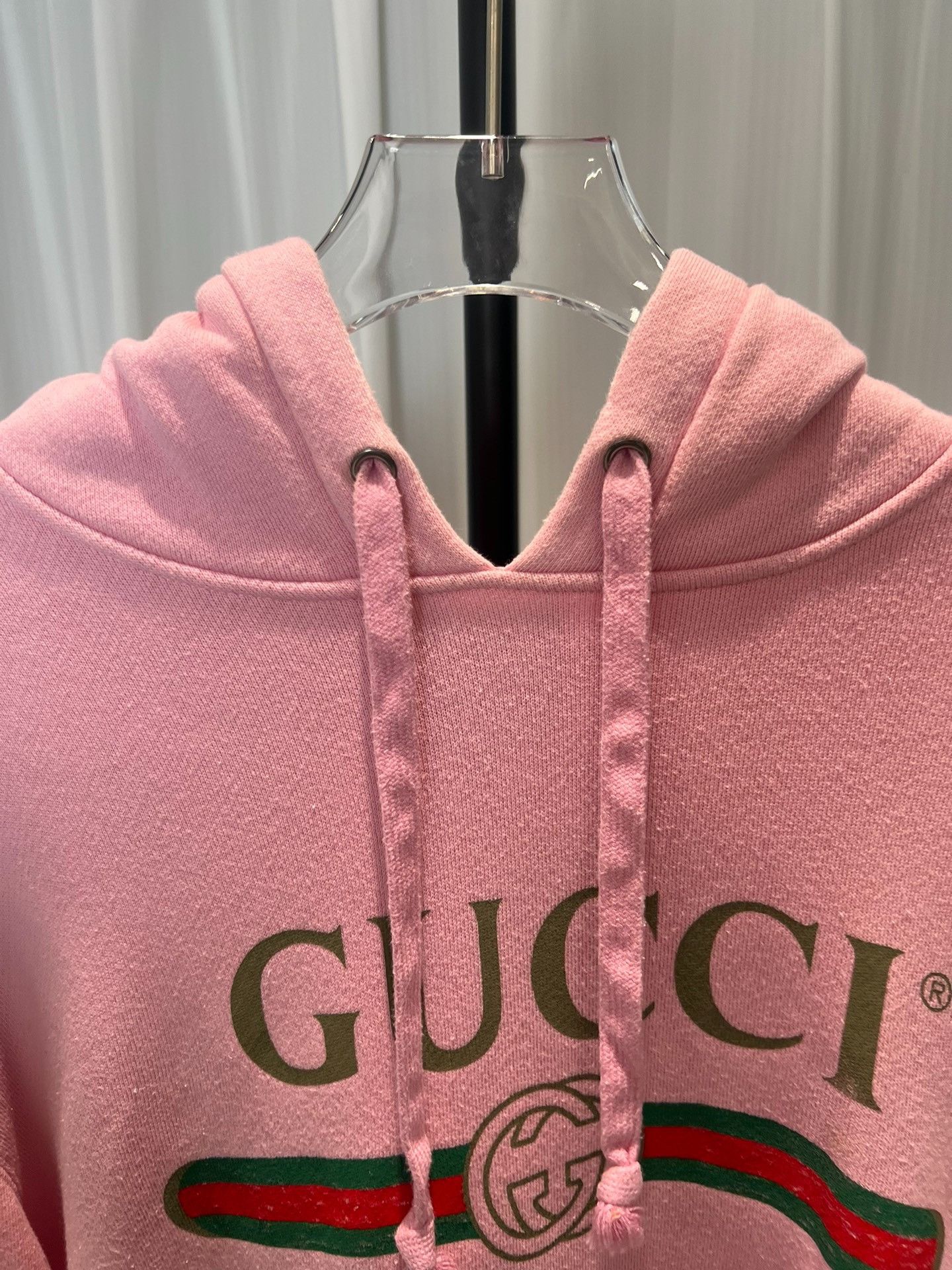 Gucci Gucci Gucci pink embroidered hoodie Size US S / EU 44-46 / 1 - 3 Thumbnail