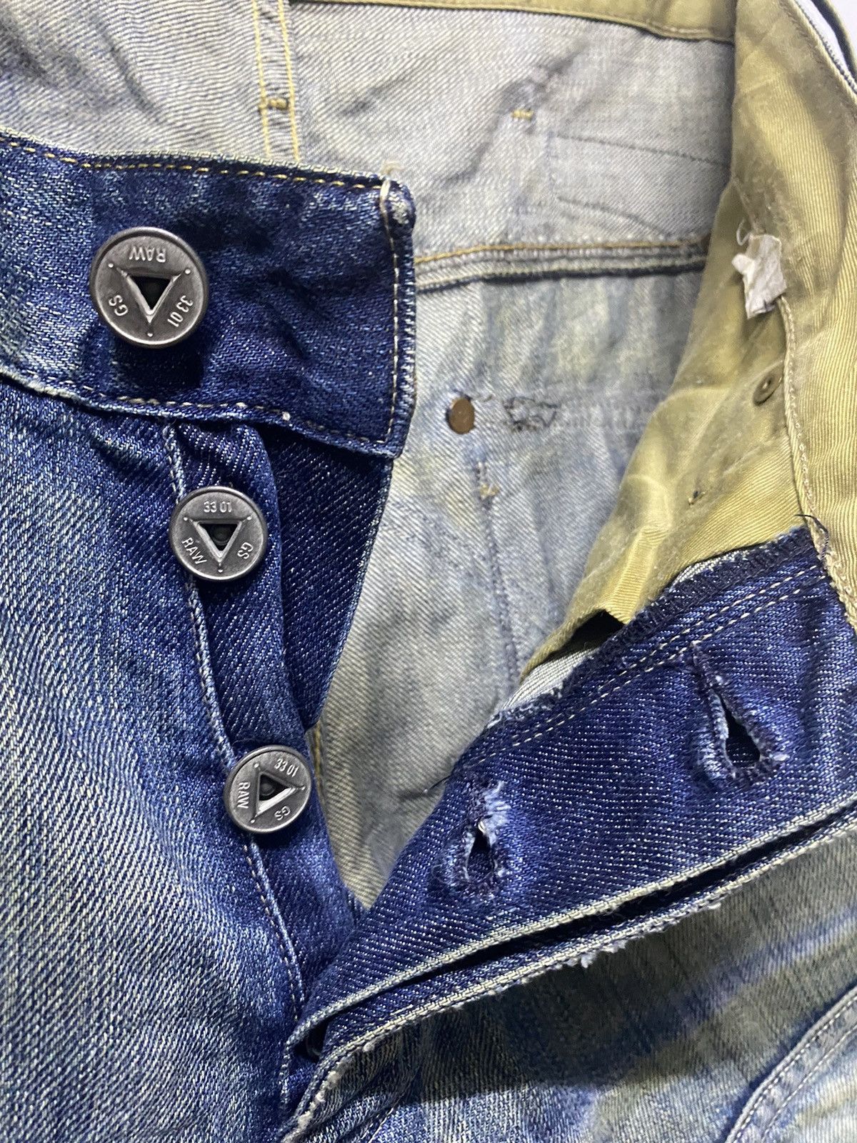 G-Star Vintage G-Star 96 Raw Distressed Denim Jeans Pants Size US 34 / EU 50 - 18 Thumbnail