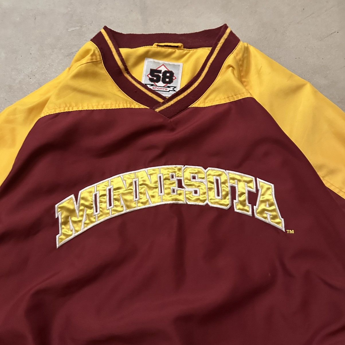 NCAA Vintage Y2K University of Minnesota Gophers Windbreaker Size US XXL / EU 58 / 5 - 3 Thumbnail
