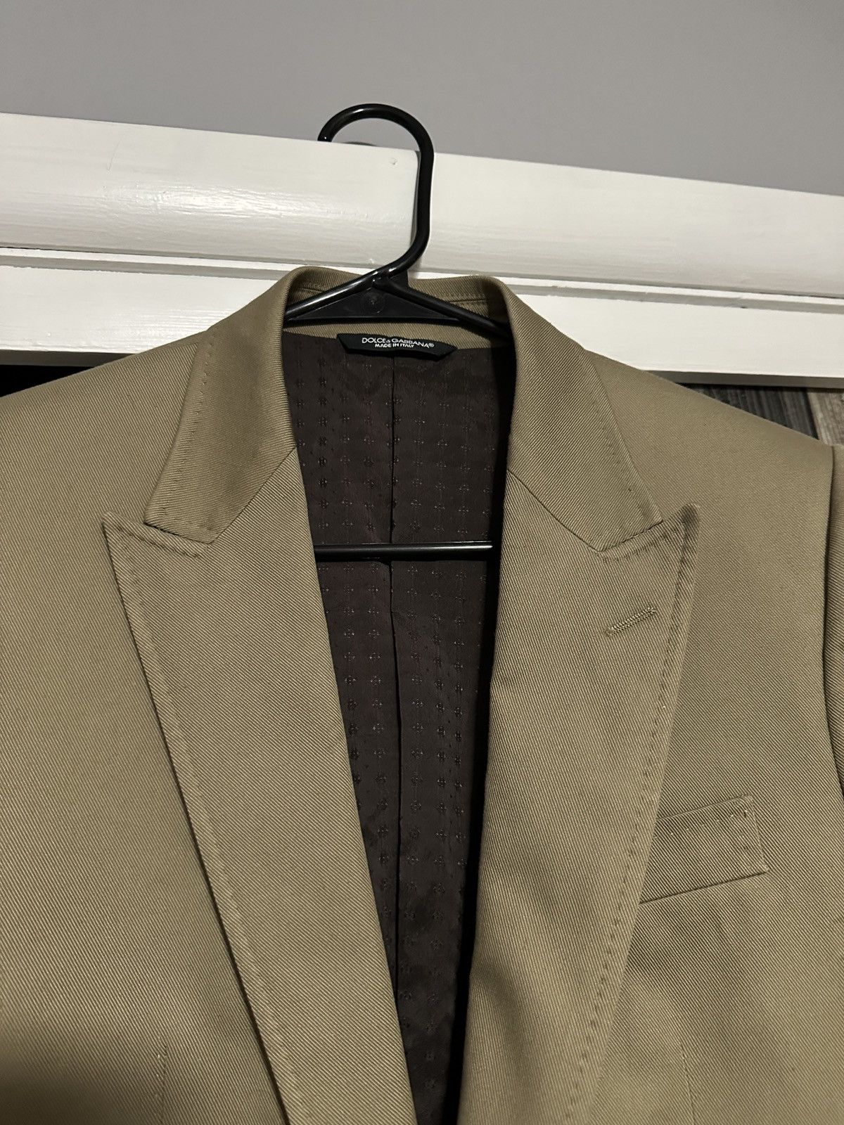 Dolce & Gabbana Gabardine Blazer Jacket Size 44R - 7 Thumbnail