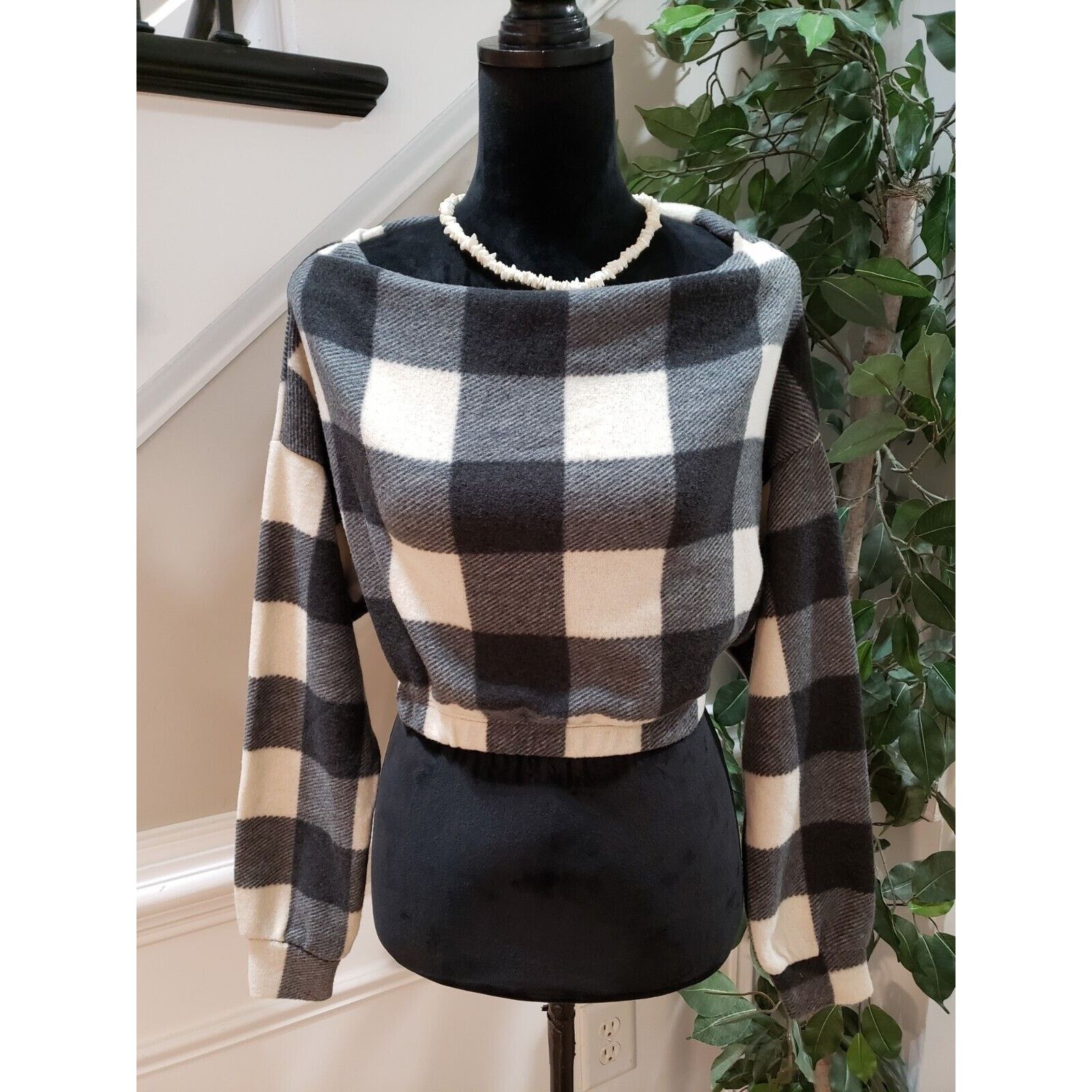 Other Win Win Polyester Boat Neck Long Sleeve Top Blouse Size S Size S / US 4 / IT 40 - 10 Thumbnail