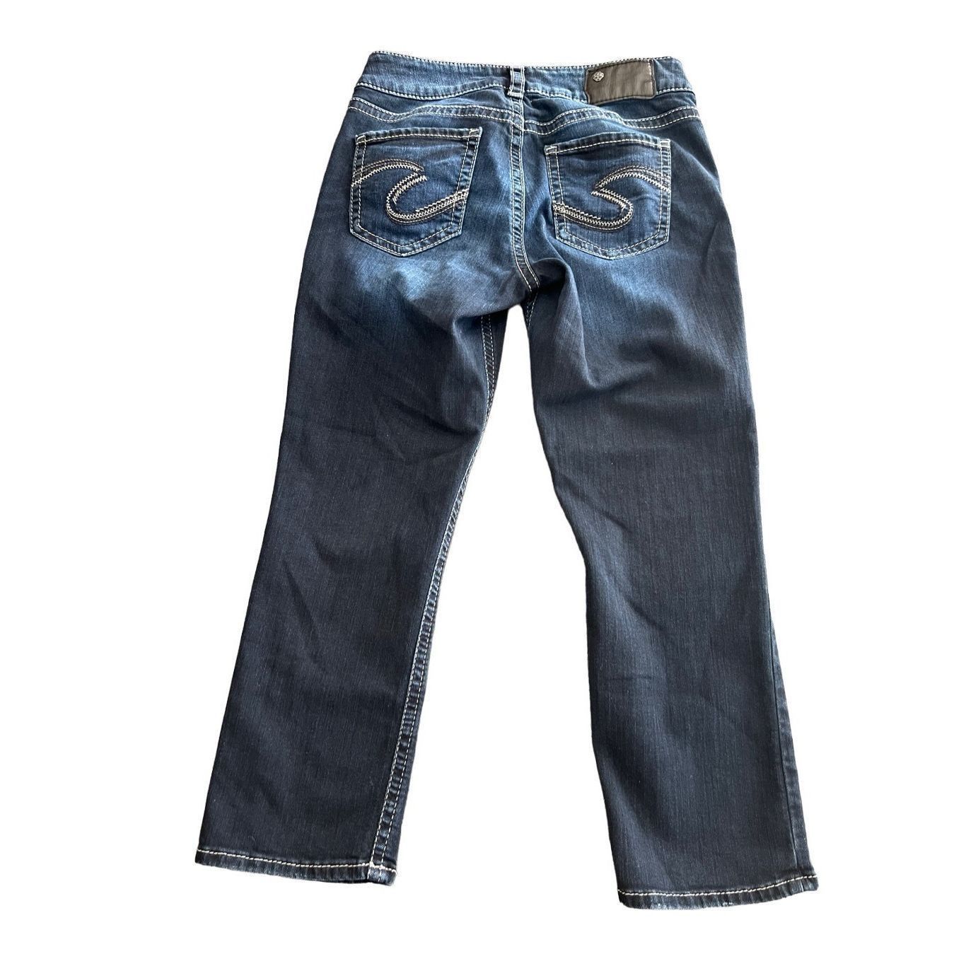 Silver Jeans Co. Silver Jean Co. Denim Suki mid Capri jean size 28x23 Size 28" / US 6 / IT 42 - 2 Thumbnail