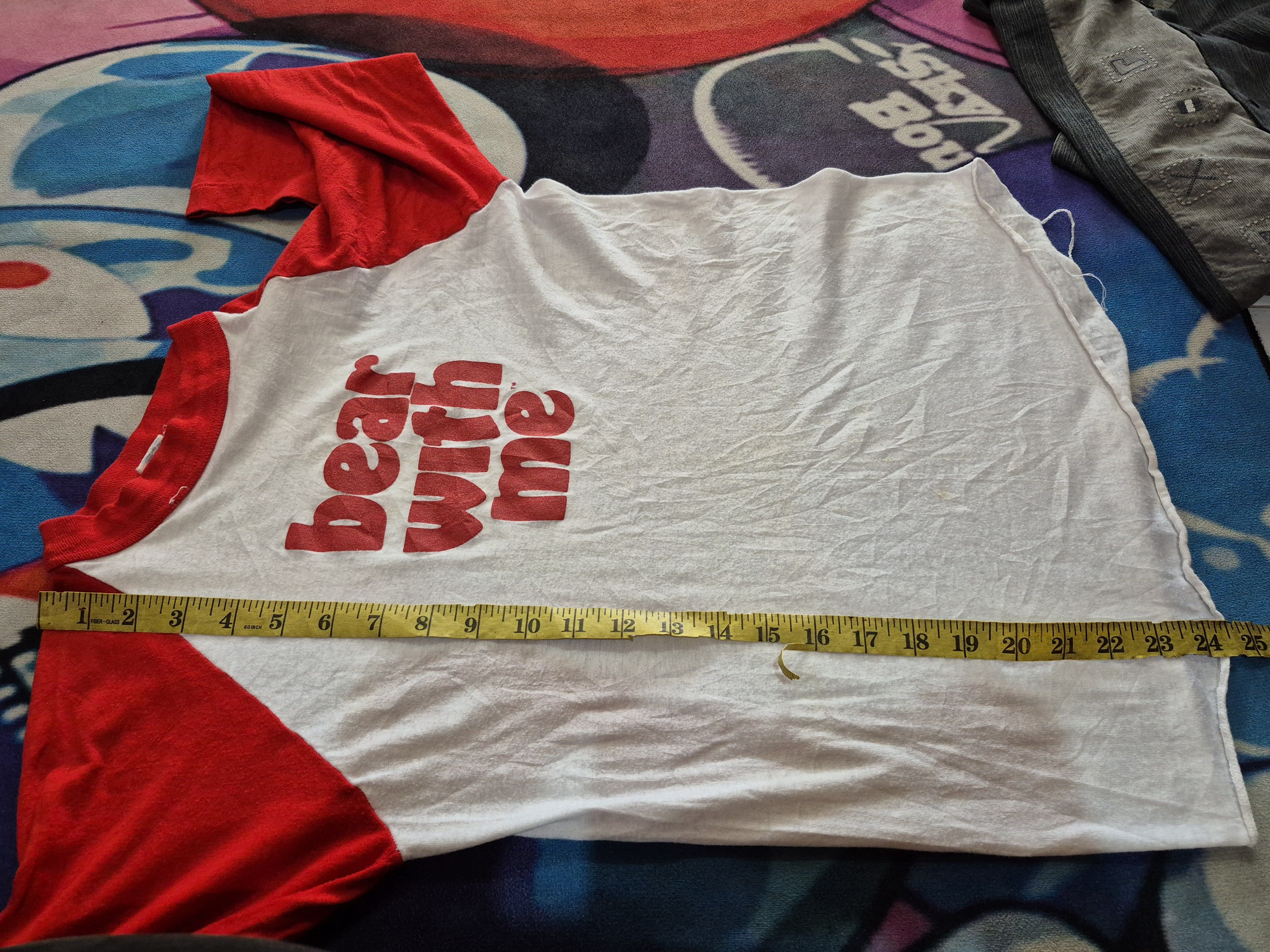 Vintage 🔥 Vintage 80s Bear With Me 3Q Tee Size US M / EU 48-50 / 2 - 12 Thumbnail