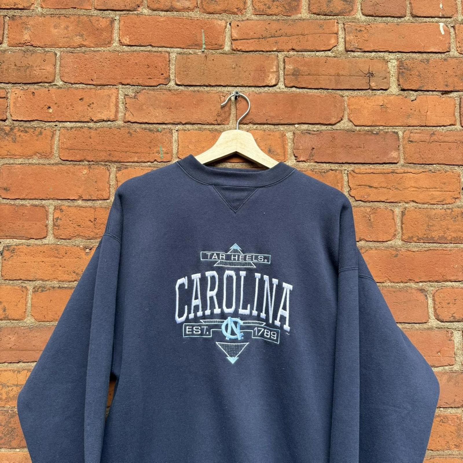 Other Vintage North Carolina tar heels crewneck sweatshirt 90s L Size US XL / EU 56 / 4 - 3 Thumbnail