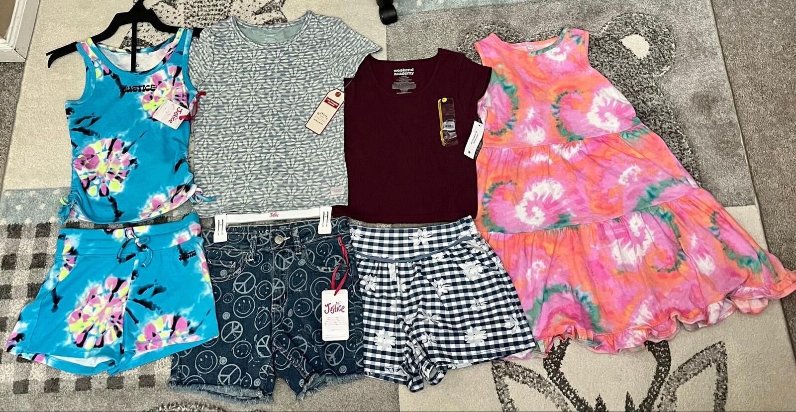 Other Girls Size 10-12 Bundle Justice Set Summer Outfit Lot Mixed Size ONE SIZE - 1 Thumbnail