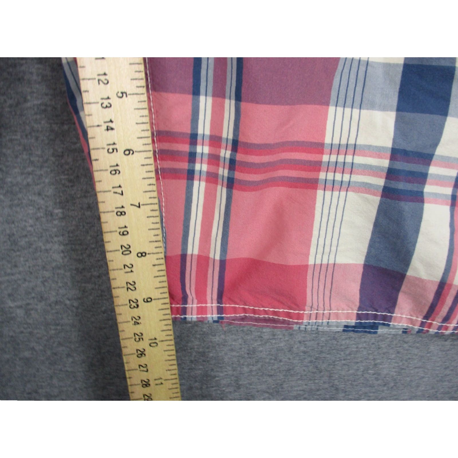 Polo Ralph Lauren Polo Ralph Lauren Swim Trunk 34 Men Red Plaid Drawstring Trunks Velcro Closure Beach Bottom Mens Shirt Size US S / EU 44-46 / 1 - 6 Thumbnail
