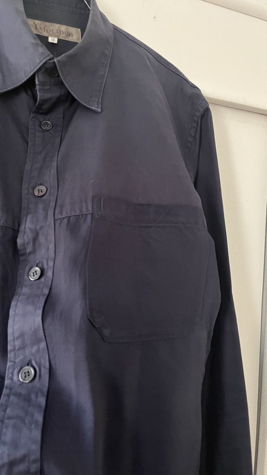 Yohji Yamamoto Y’s for men Yohji Yamamoto dark navy shirt Size US M / EU 48-50 / 2 - 4 Thumbnail