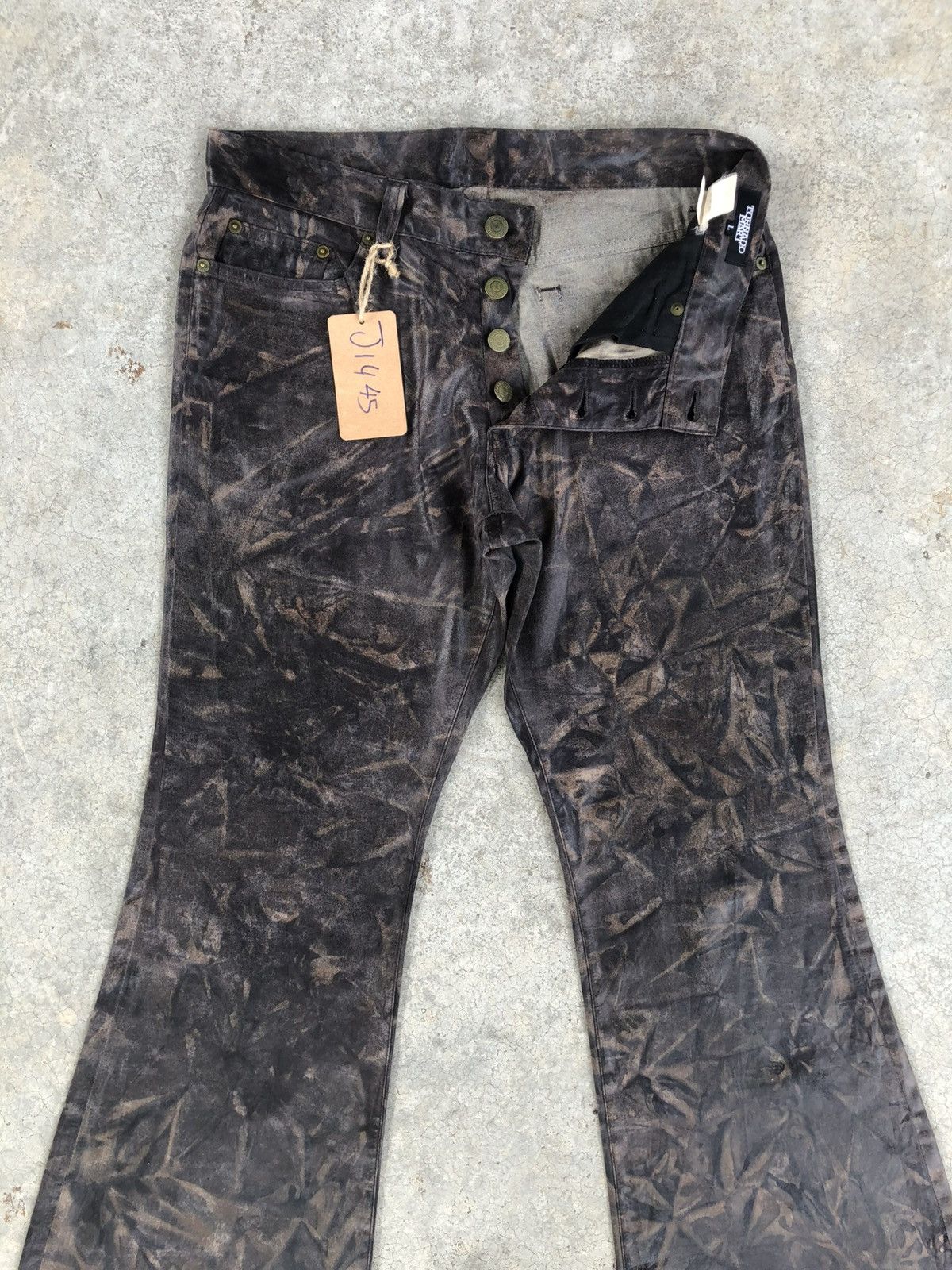 Tornado Mart Tornado Mart Flared Jeans Wax Jeans Fullprint Size US 31 - 3 Thumbnail