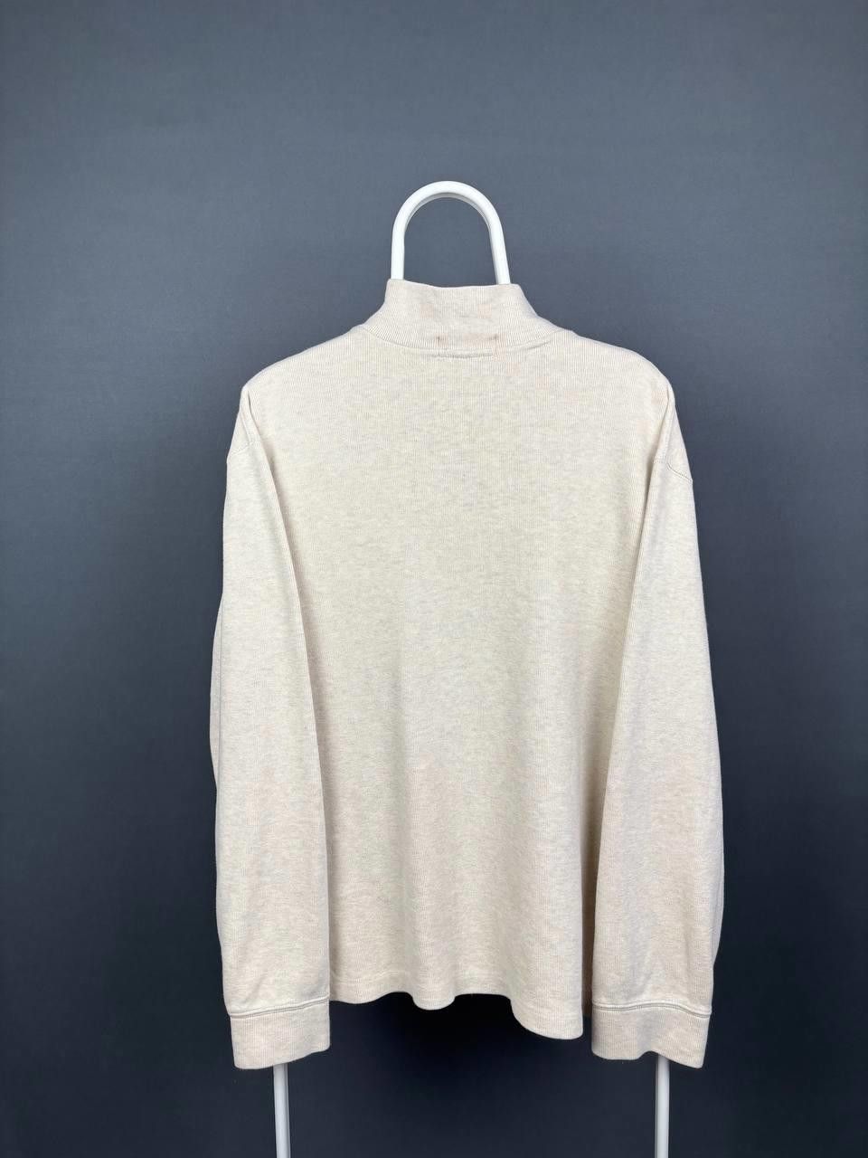 Polo Ralph Lauren Ralph Lauren 1/4 Zip Sweatshirt Size XL Beige Vintage Size US XL / EU 56 / 4 - 5 Thumbnail