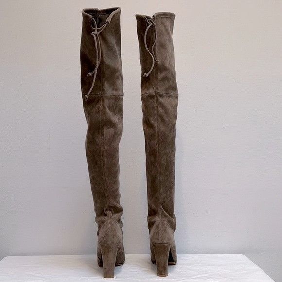 Stuart Weitzman Stuart Weitzman Over The Knee Suede Boots Size US 10.5 / IT 40.5 - 4 Thumbnail