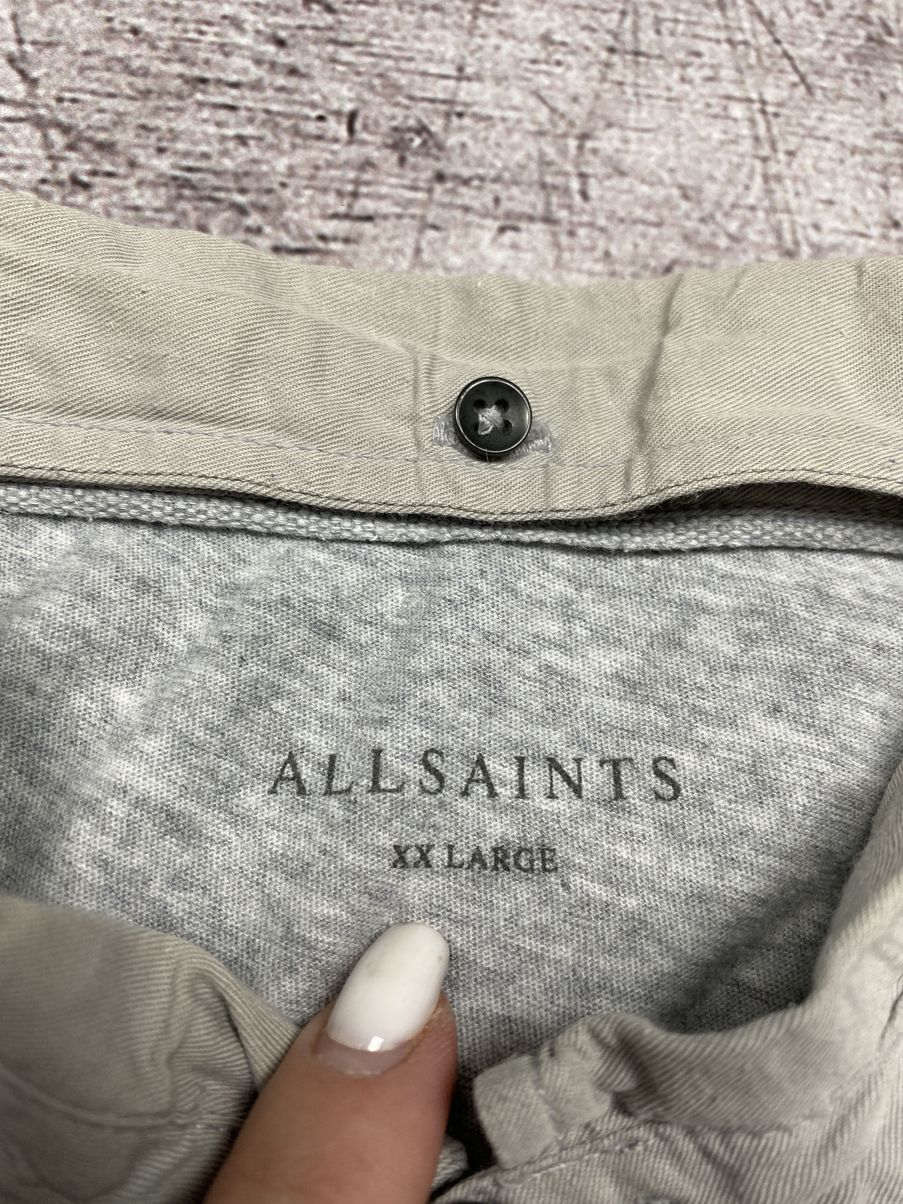 Allsaints × Vintage Allsaints Vintage Mens Grail Polo Shirt Size US XXL / EU 58 / 5 - 4 Thumbnail
