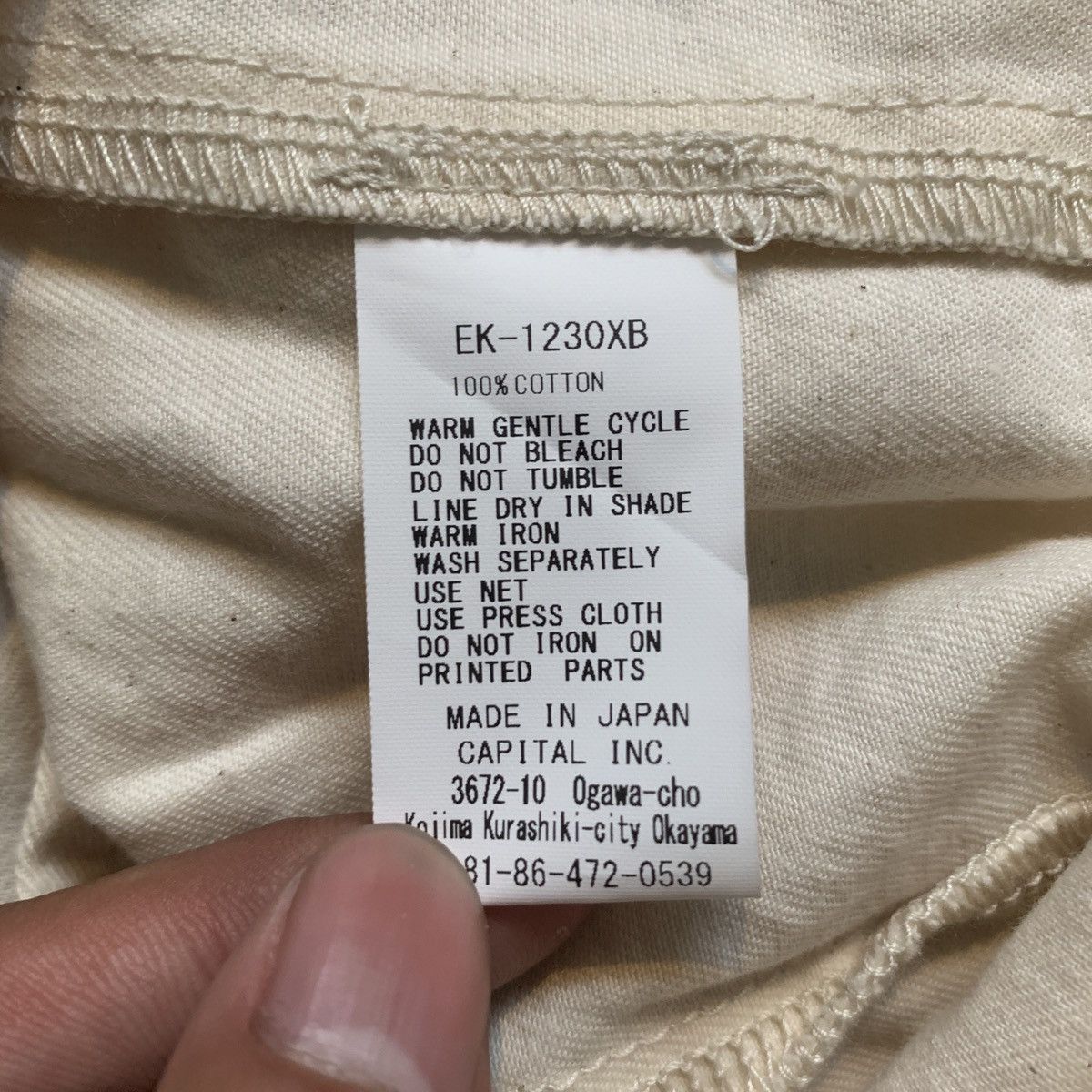 Kapital KAPITAL KOUNTRY COTTON TWILL BOOKBAG Size ONE SIZE - 7 Thumbnail