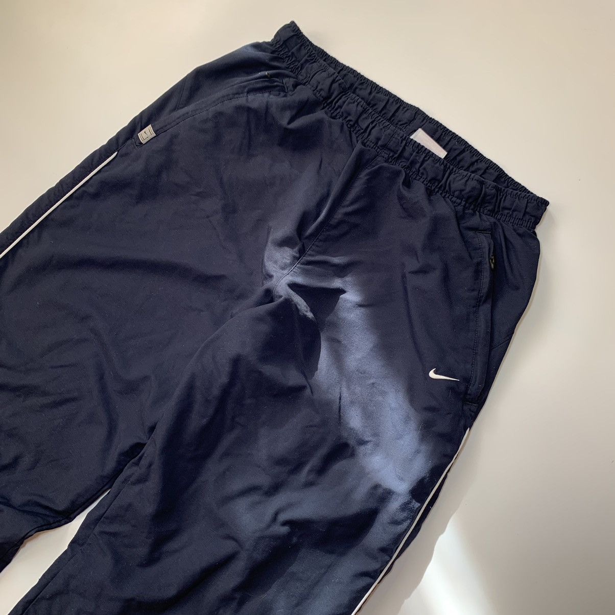 Other Rare Vintage Nylon Pants Nike Small Swoosh Drill Y2K Size US 34 / EU 50 - 5 Thumbnail