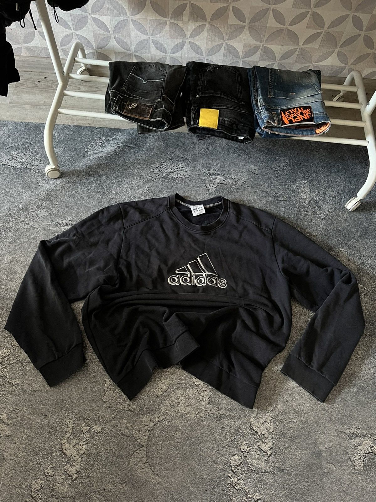 Adidas Vintage Streetwear Adidas Underground Retro Sweater Size US XL / EU 56 / 4 - 3 Thumbnail