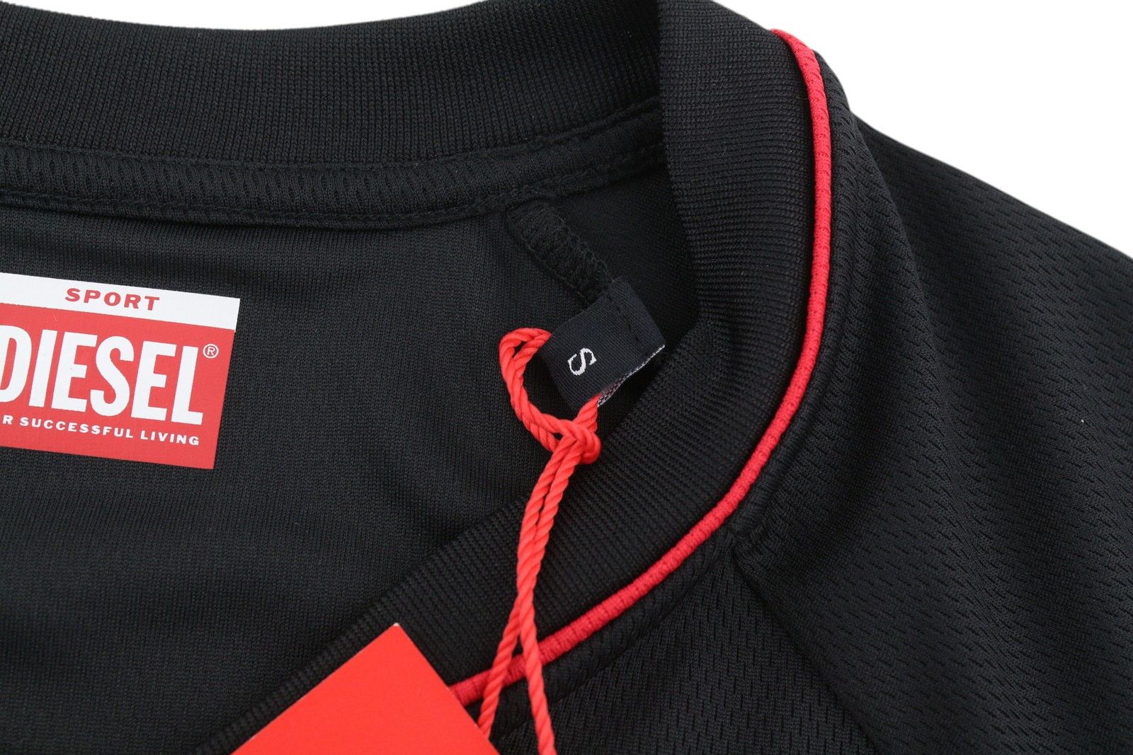 Diesel AMTEE-CROSSOON-WT15 S Black 55DSL Jersey T-Shirt 84114 Size US S / EU 44-46 / 1 - 6 Thumbnail