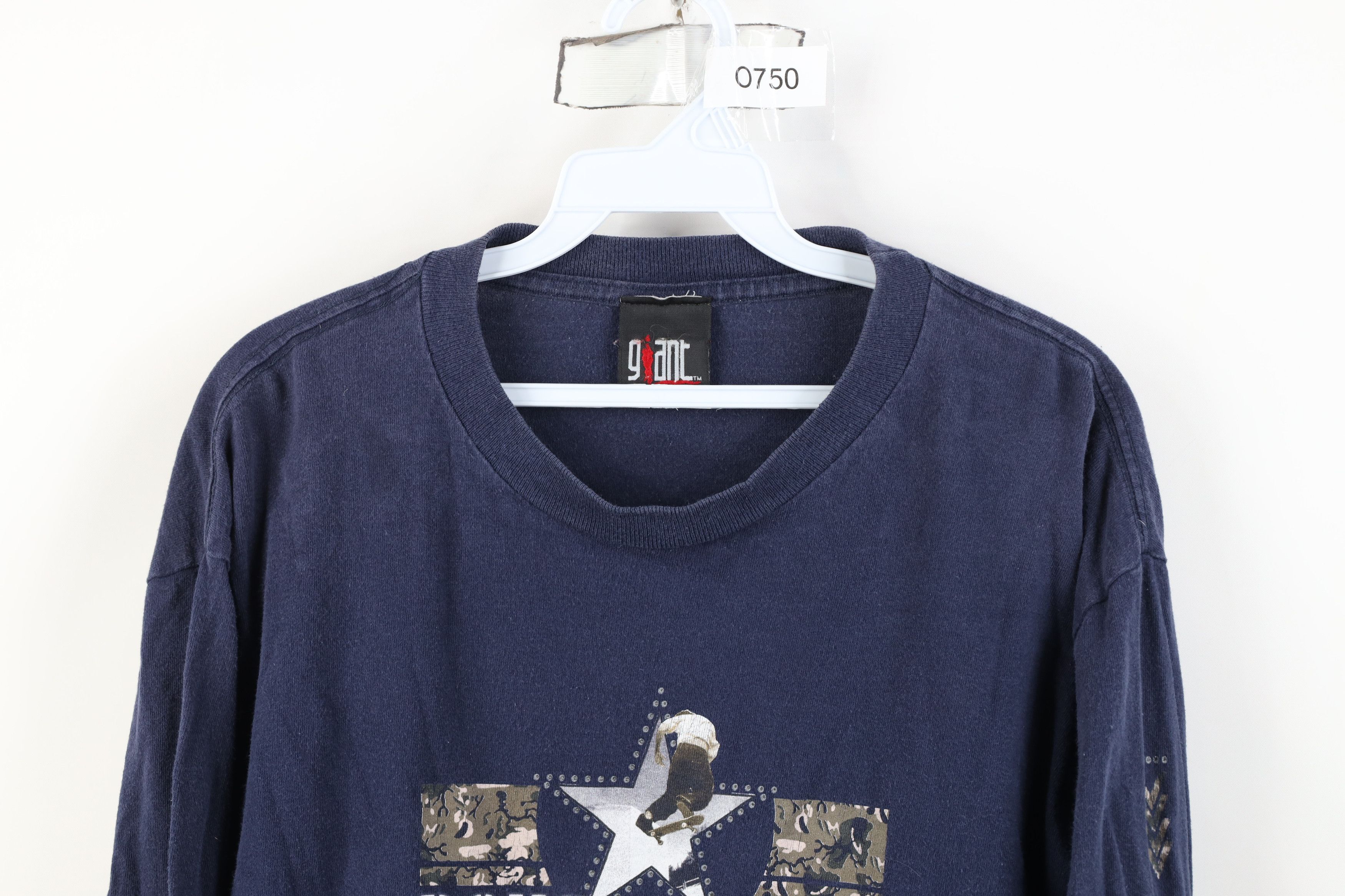 Vintage Vintage Y2K Streetwear Skateboarding Long Sleeve T-Shirt Size US S / EU 44-46 / 1 - 2 Thumbnail