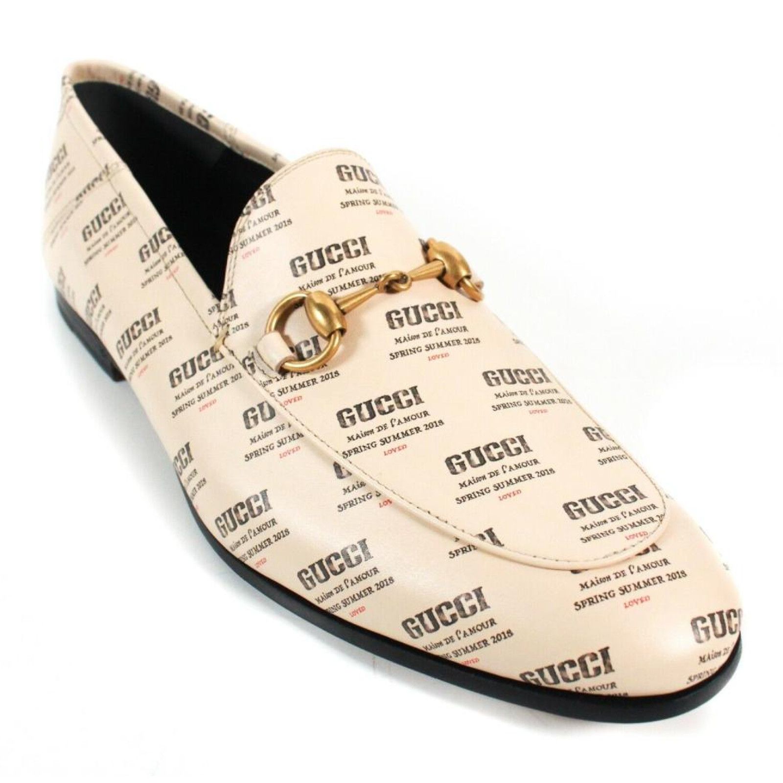 Gucci Gucci Brixton Soy Black Stamp Horsebit Loafer Flat G9 US10 Size US 10 / EU 43 - 3 Thumbnail
