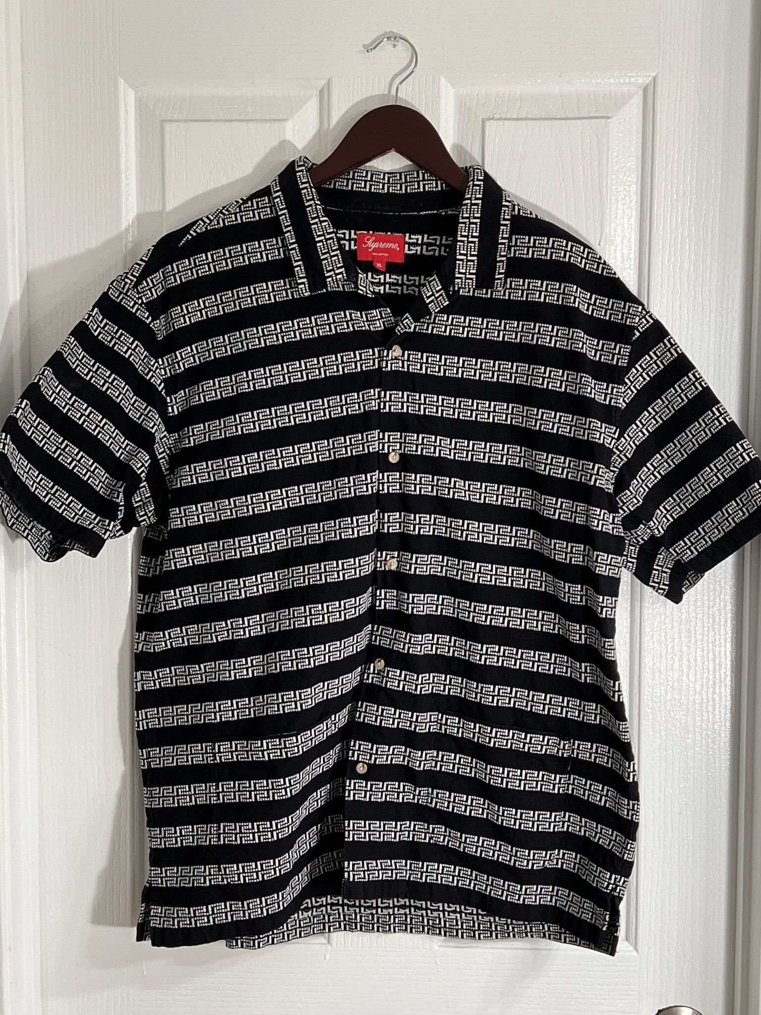 Supreme SUPREME Button Down Shirt Pockets Button Down Black XL Size US XL / EU 56 / 4 - 1 Thumbnail