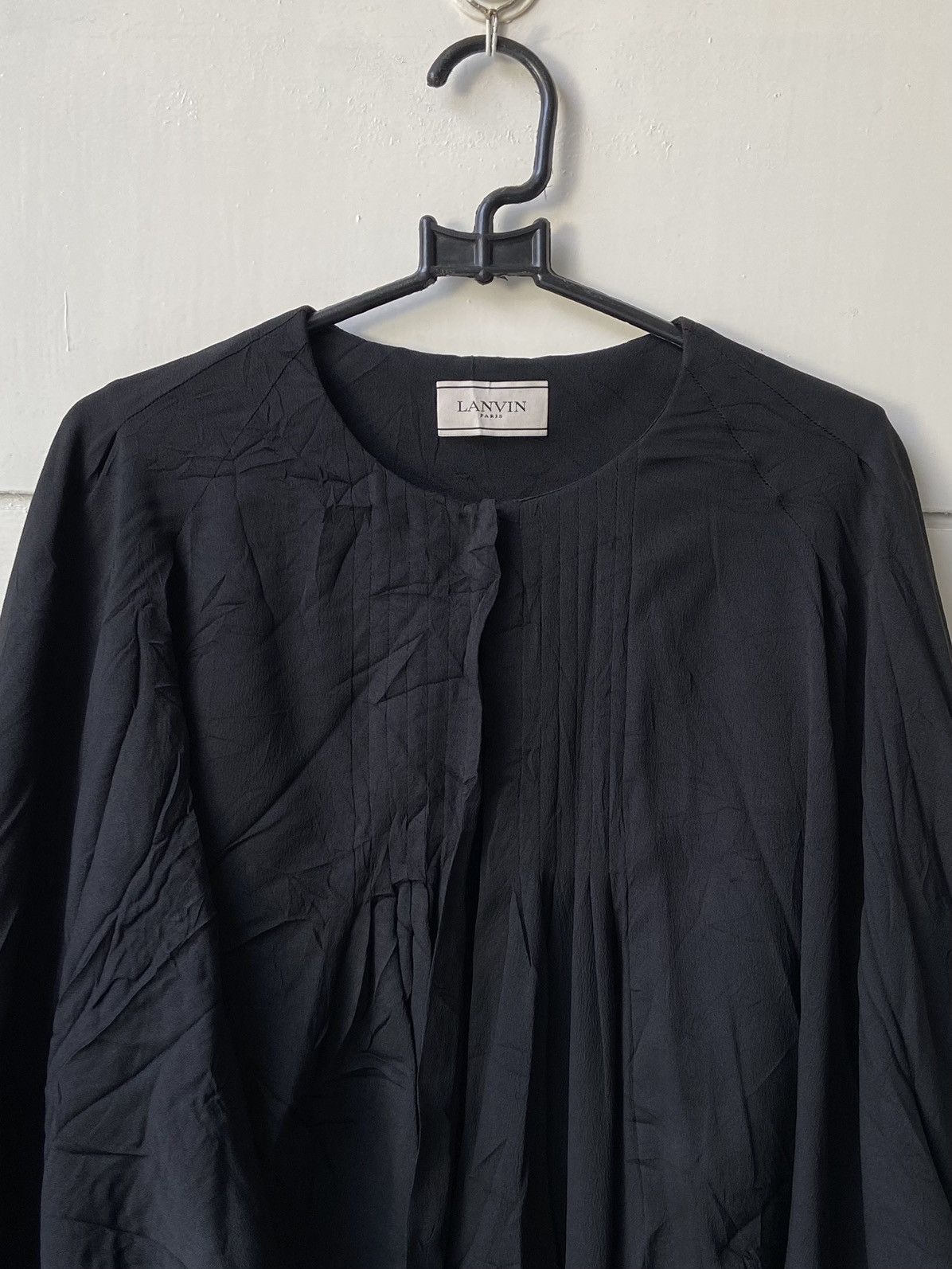 Lanvin LANVIN Black Midi Dress Size S / US 4 / IT 40 - 12 Thumbnail