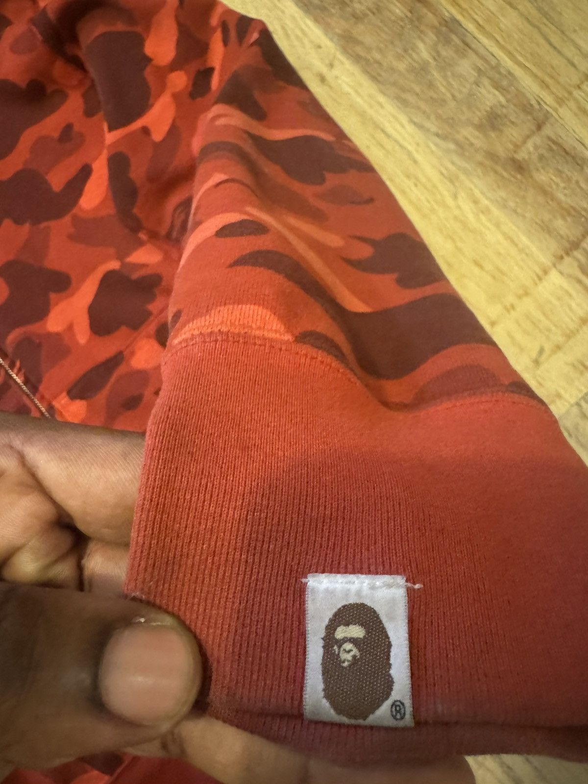 Bape Red Shark Bape Hoodie Size US XL / EU 56 / 4 - 4 Thumbnail