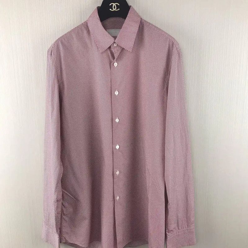 Prada Prada Pink Cotton Long Sleeve Shirt Size US XL / EU 56 / 4 - 1 Thumbnail