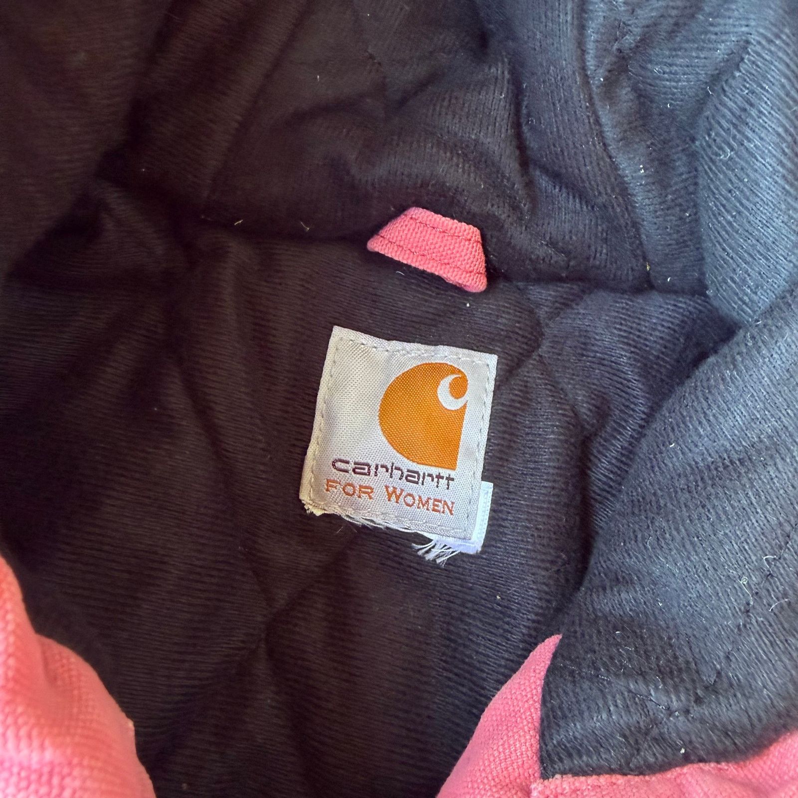 Carhartt × Vintage Carhartt WOMENS J130 pink hooded work wear jacket Size US M / EU 48-50 / 2 - 5 Thumbnail
