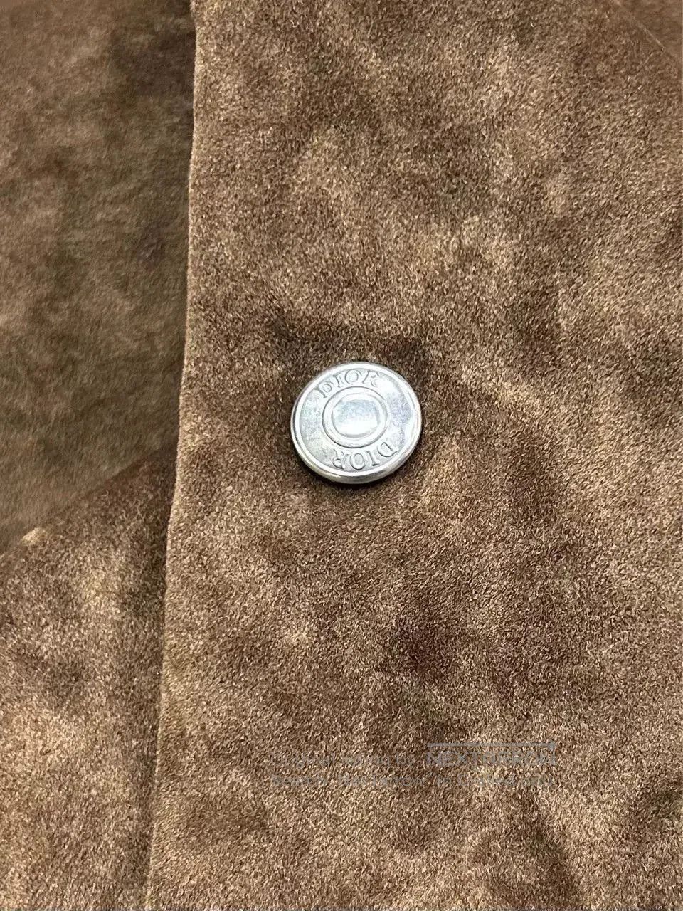Dior brown suede embroidered shirt jacket. Size US L / EU 52-54 / 3 - 3 Thumbnail